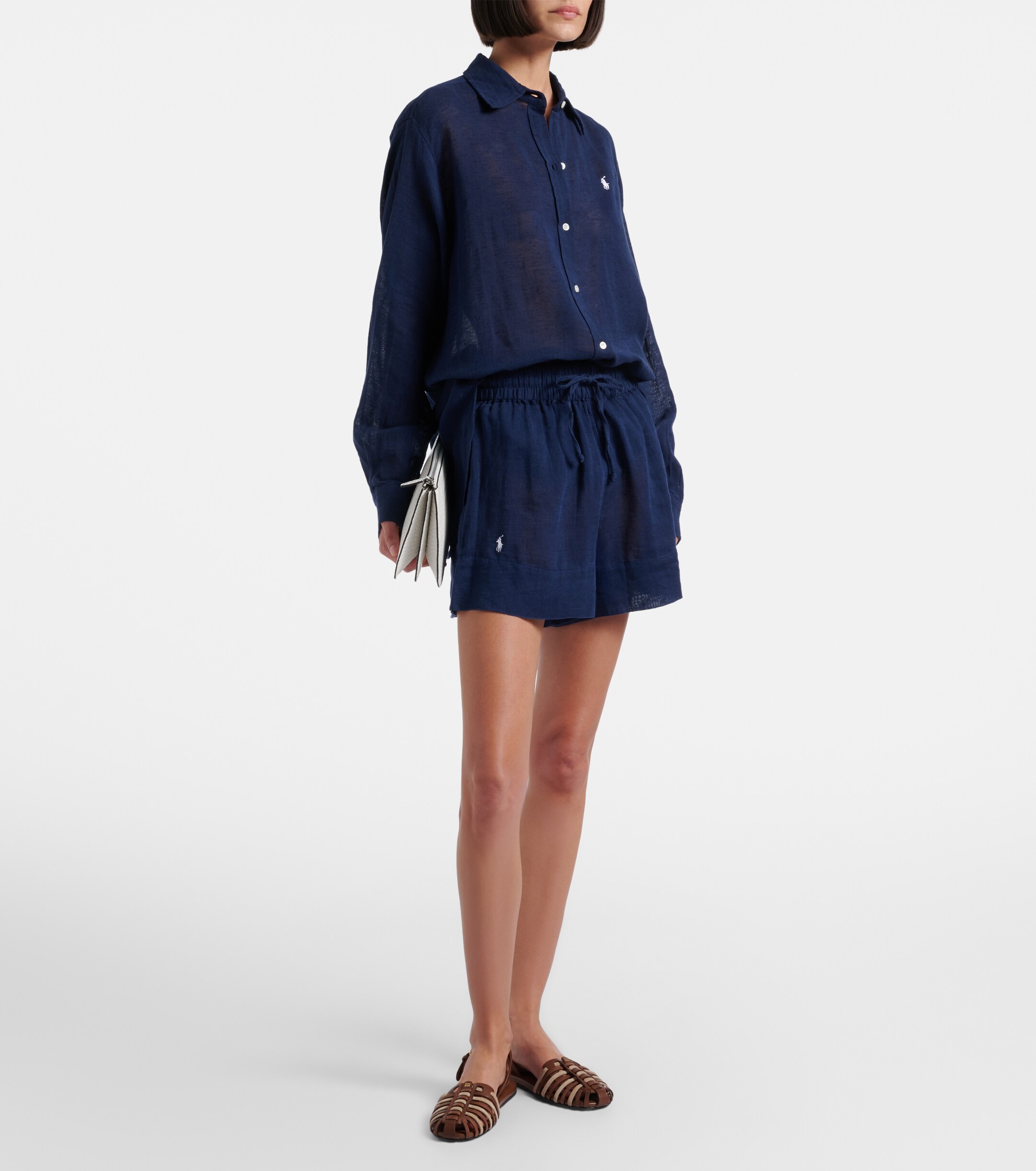 Polo Ralph Lauren Cotton and linen shorts