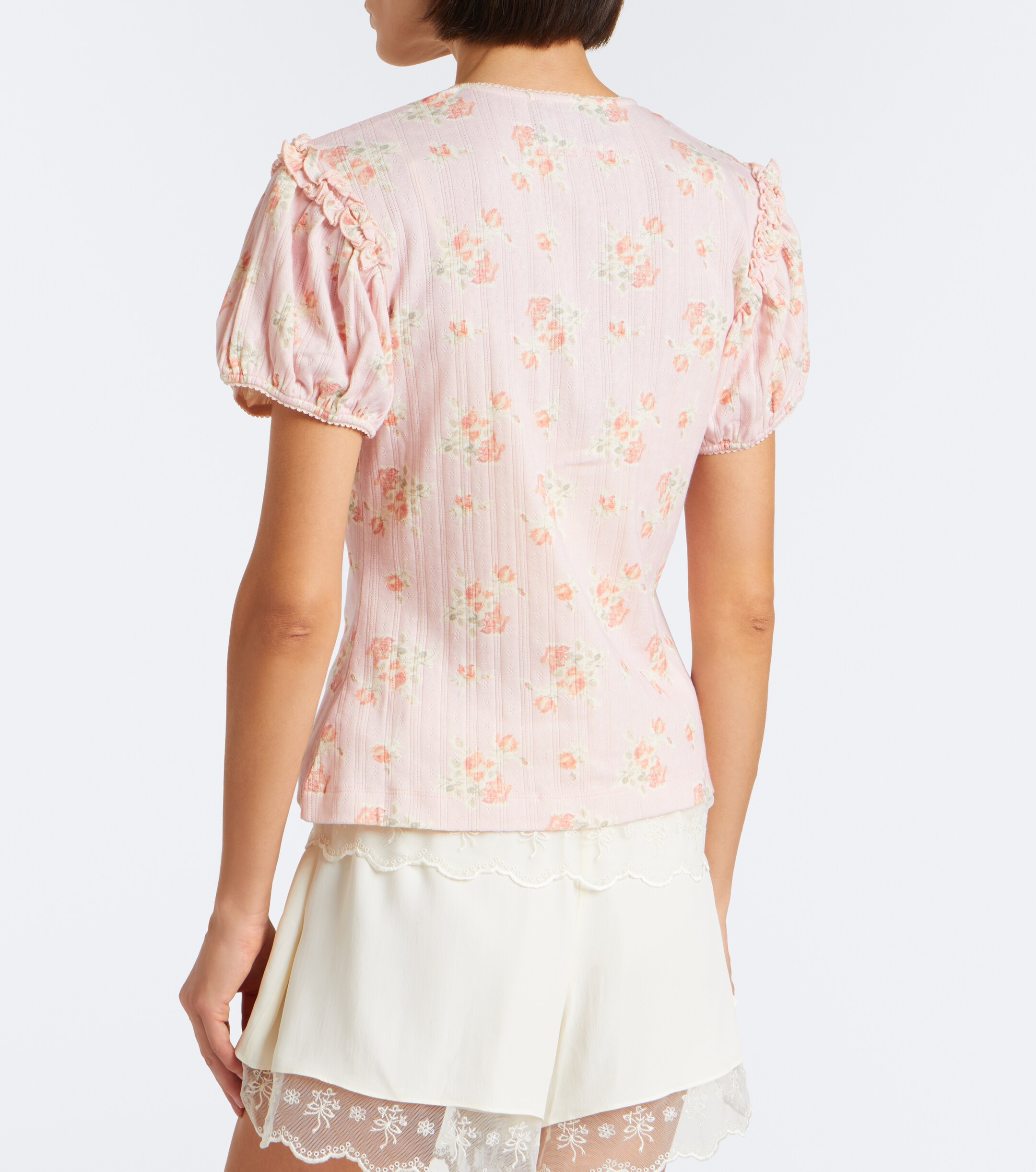 Simone Rocha Simone Rocha Crystal-embellished floral cotton cardigan