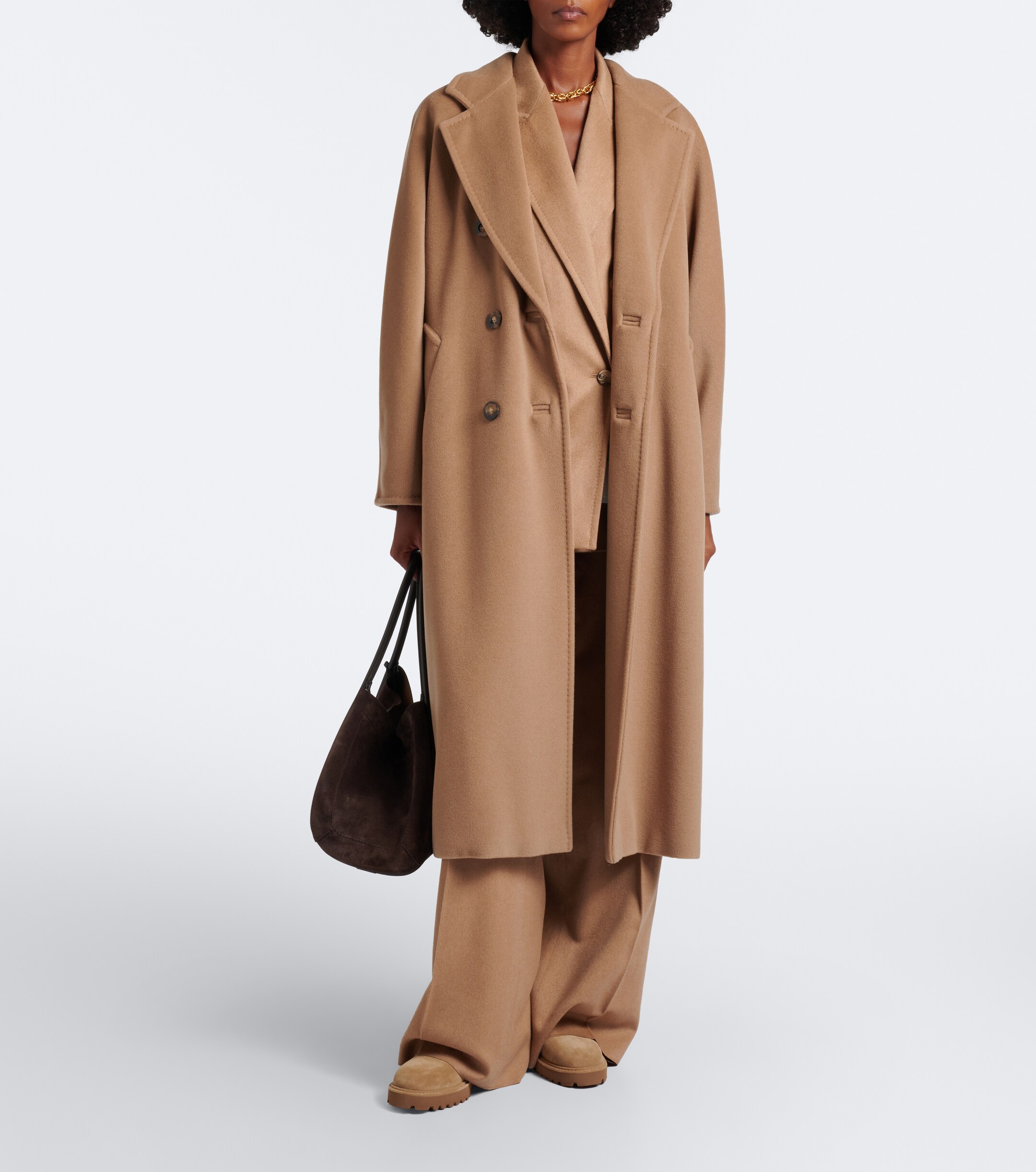 Max Mara Medium suede shoulder bag