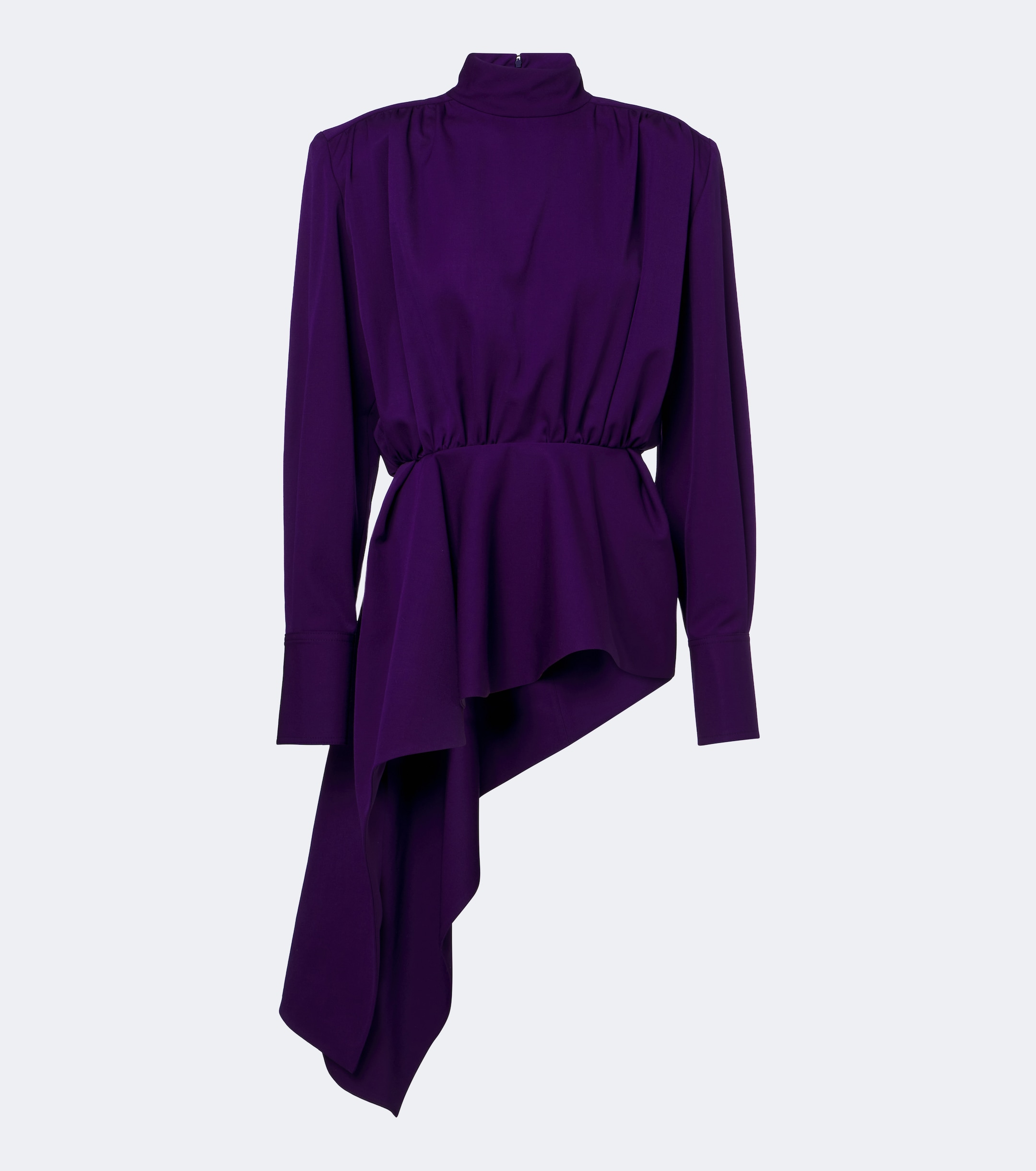 Mugler Mugler Peplum wool blouse
