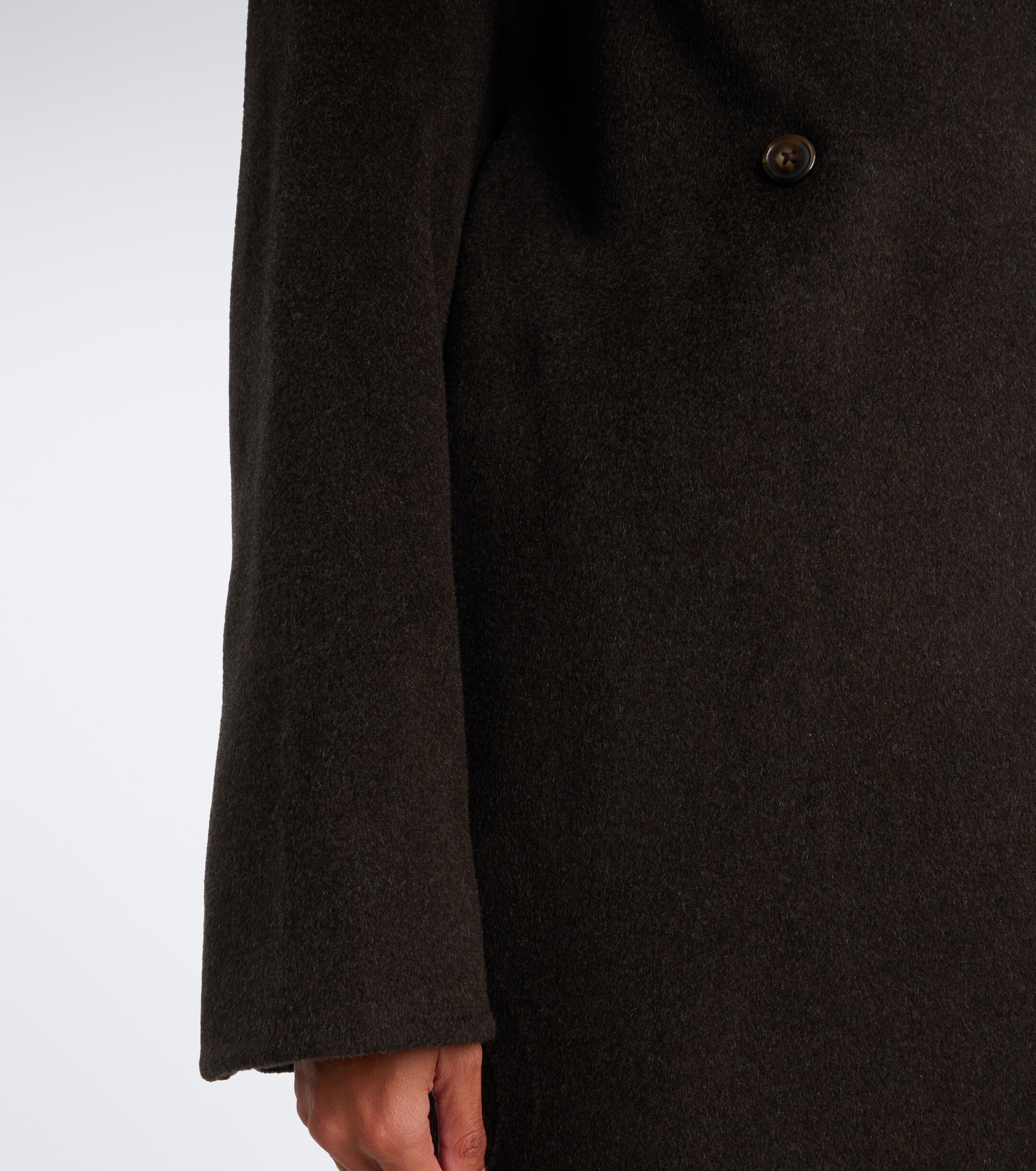 LOULOU DE SAISON Loulou de Saison Aris double-breasted wool and cashmere coat