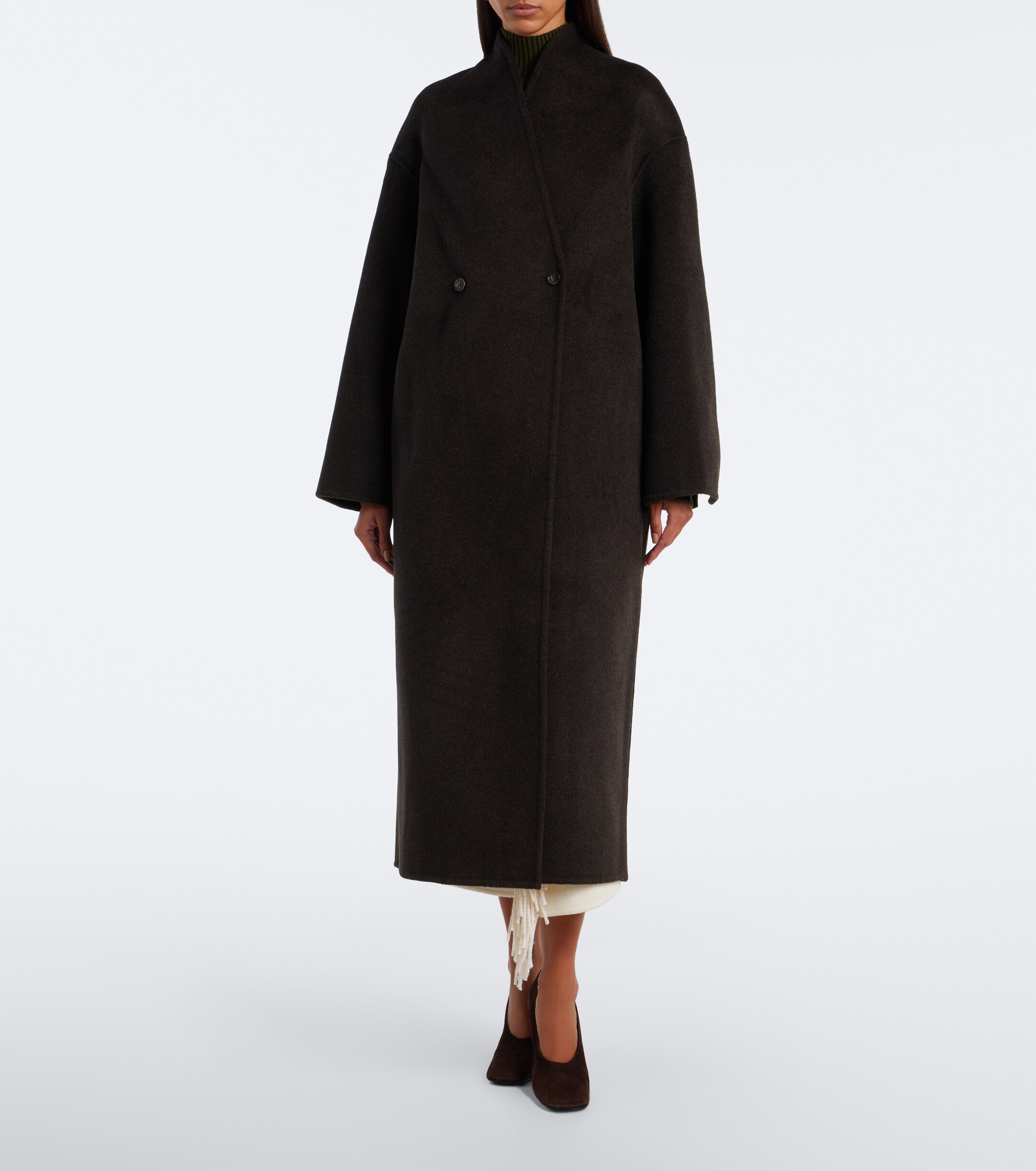LOULOU DE SAISON Loulou de Saison Aris double-breasted wool and cashmere coat