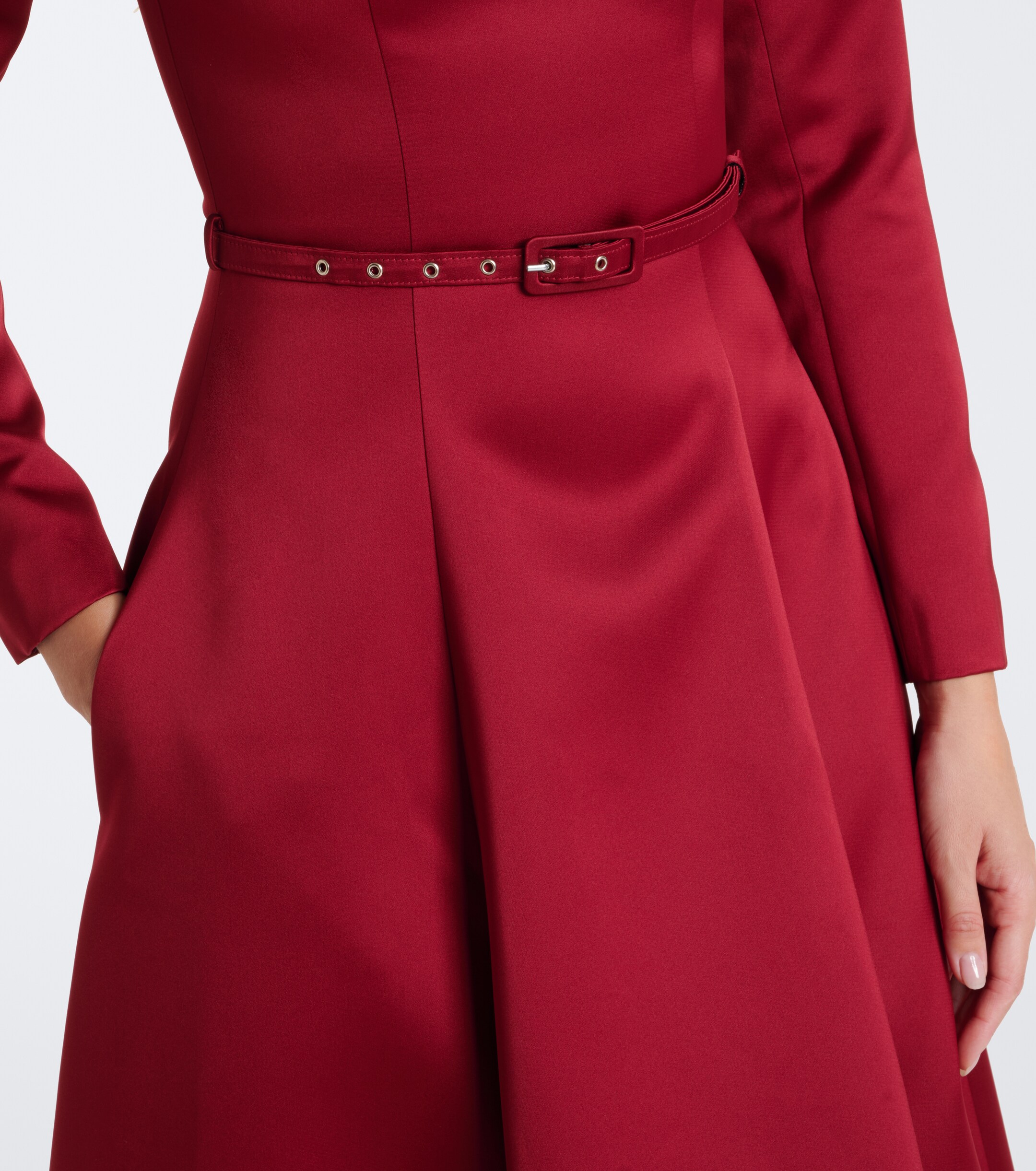 Emilia Wickstead Emilia Wickstead Capucine belted satin midi dress