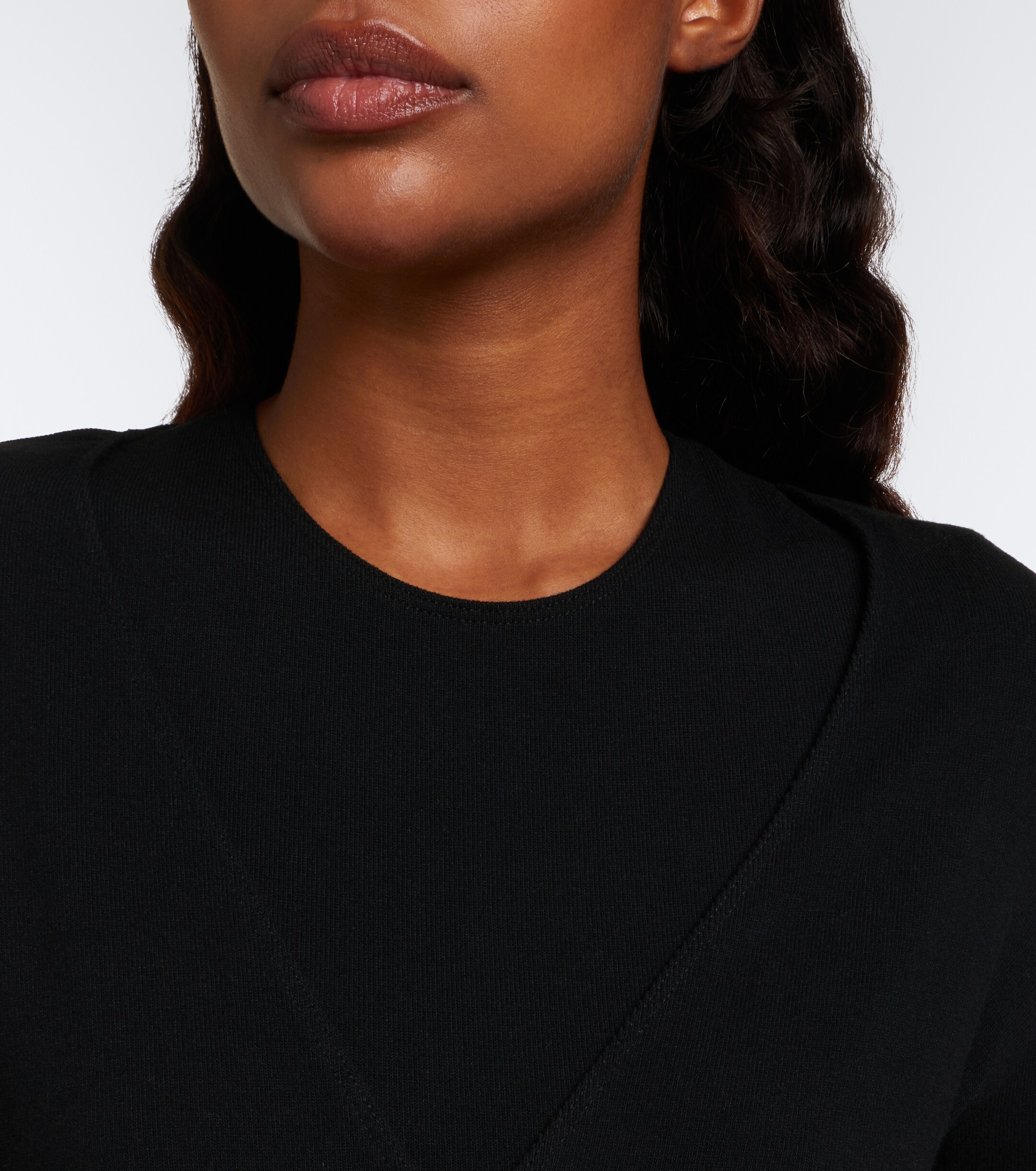 LESET Leset Lauren jersey wrap top