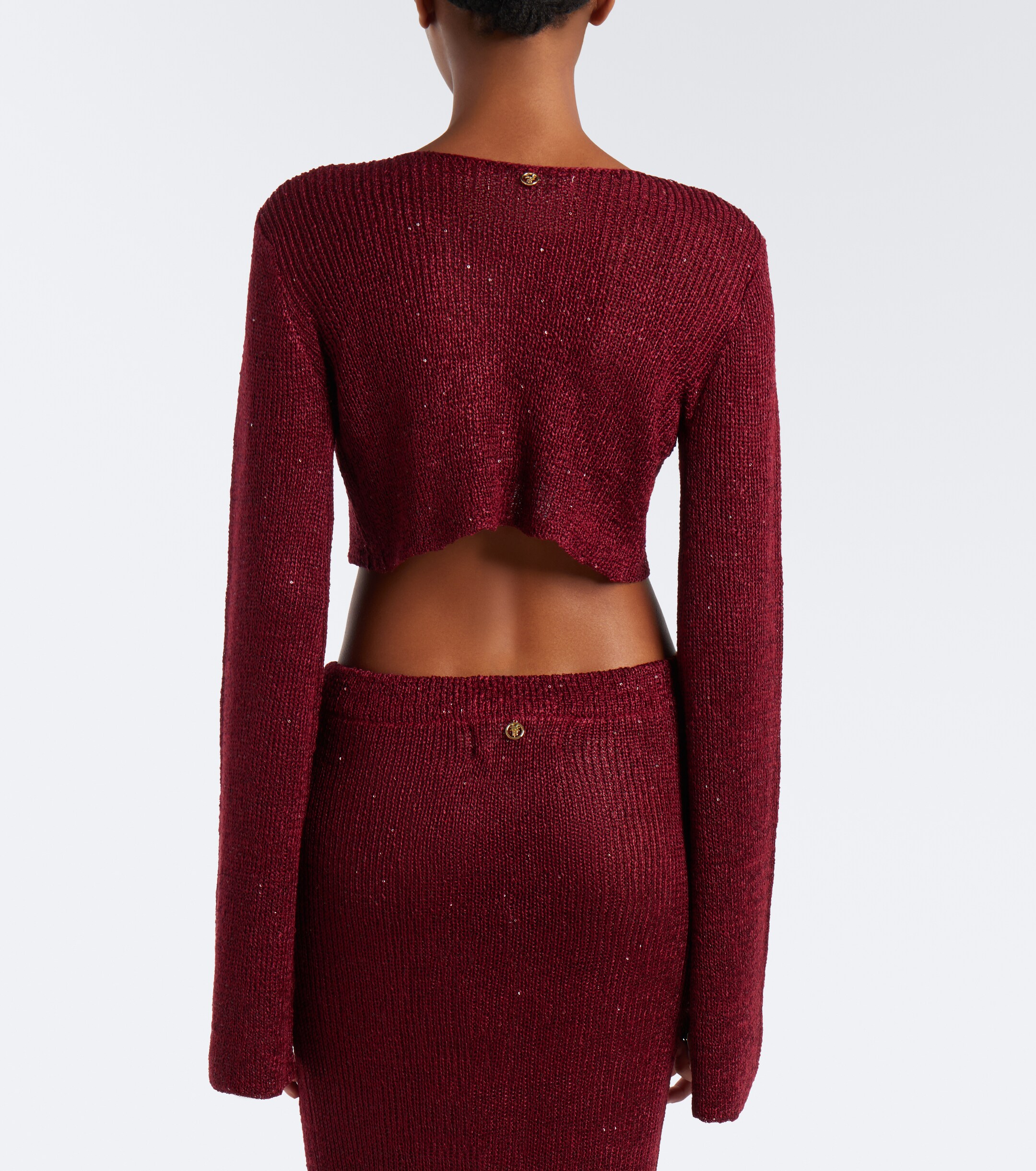 Bananhot Bananhot Alma cropped sequined cardigan
