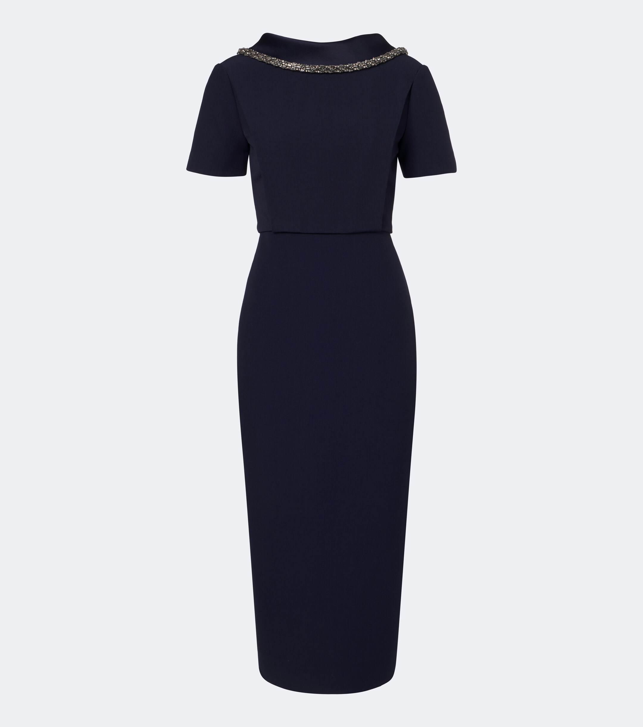 Roland Mouret Roland Mouret Embellished crêpe midi dress