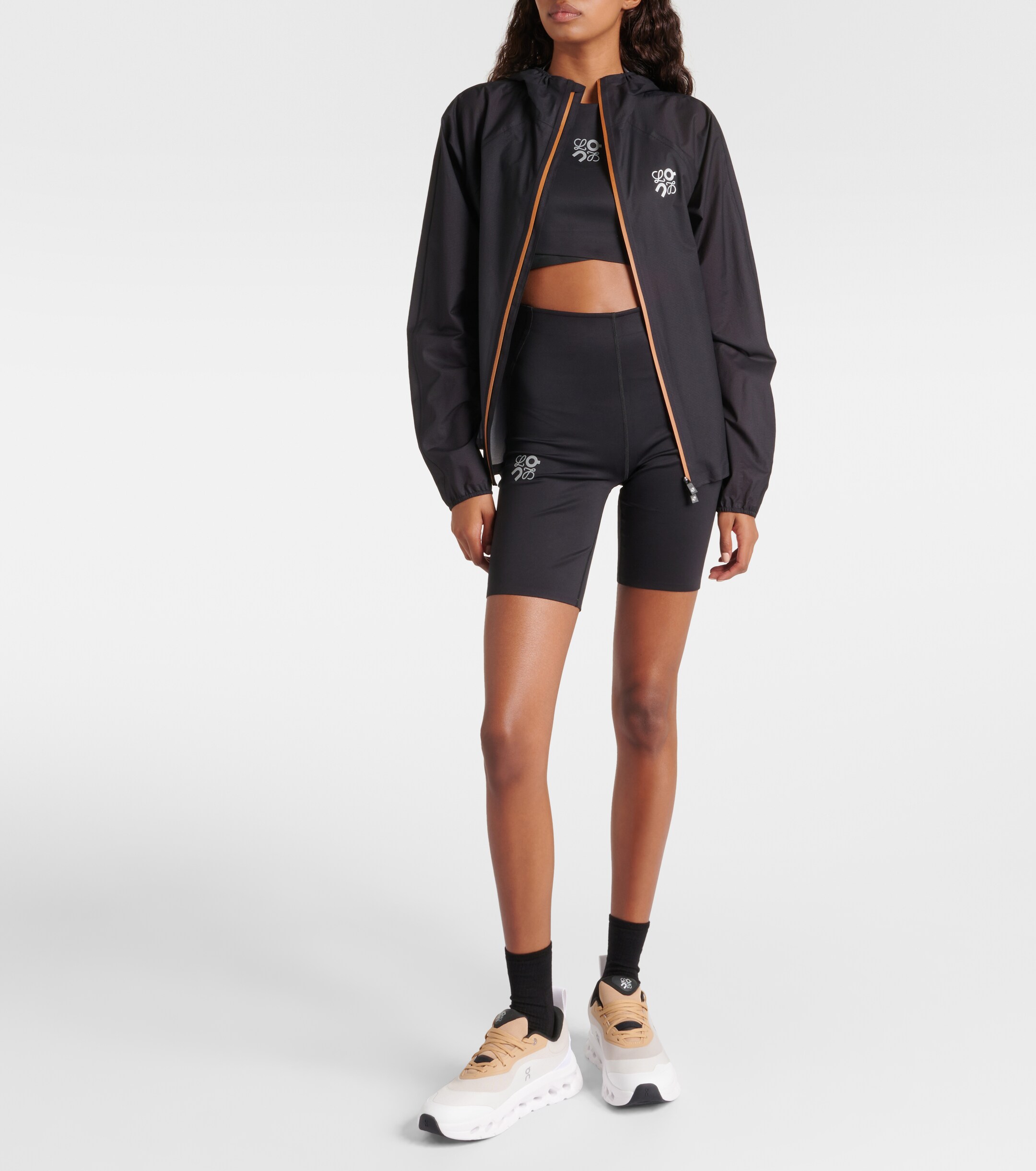 Loewe x On logo biker shorts