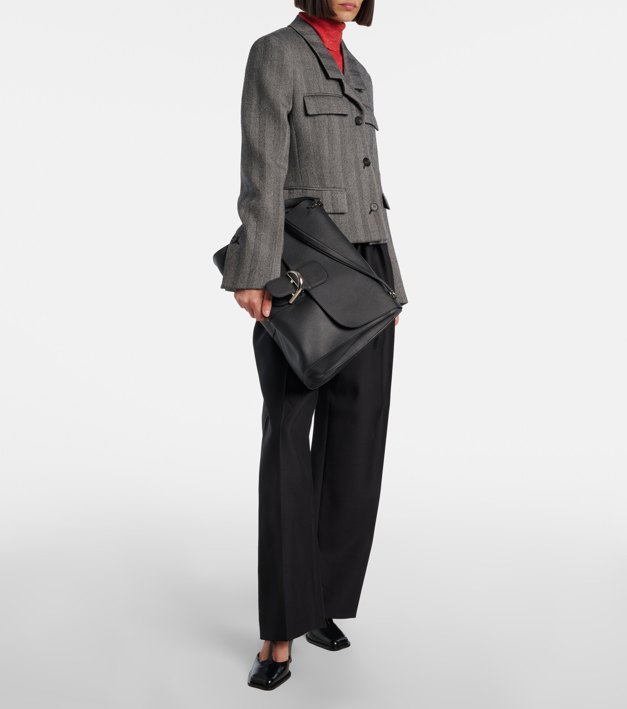 Delvaux Brillant Large leather shoulder bag thumbnail