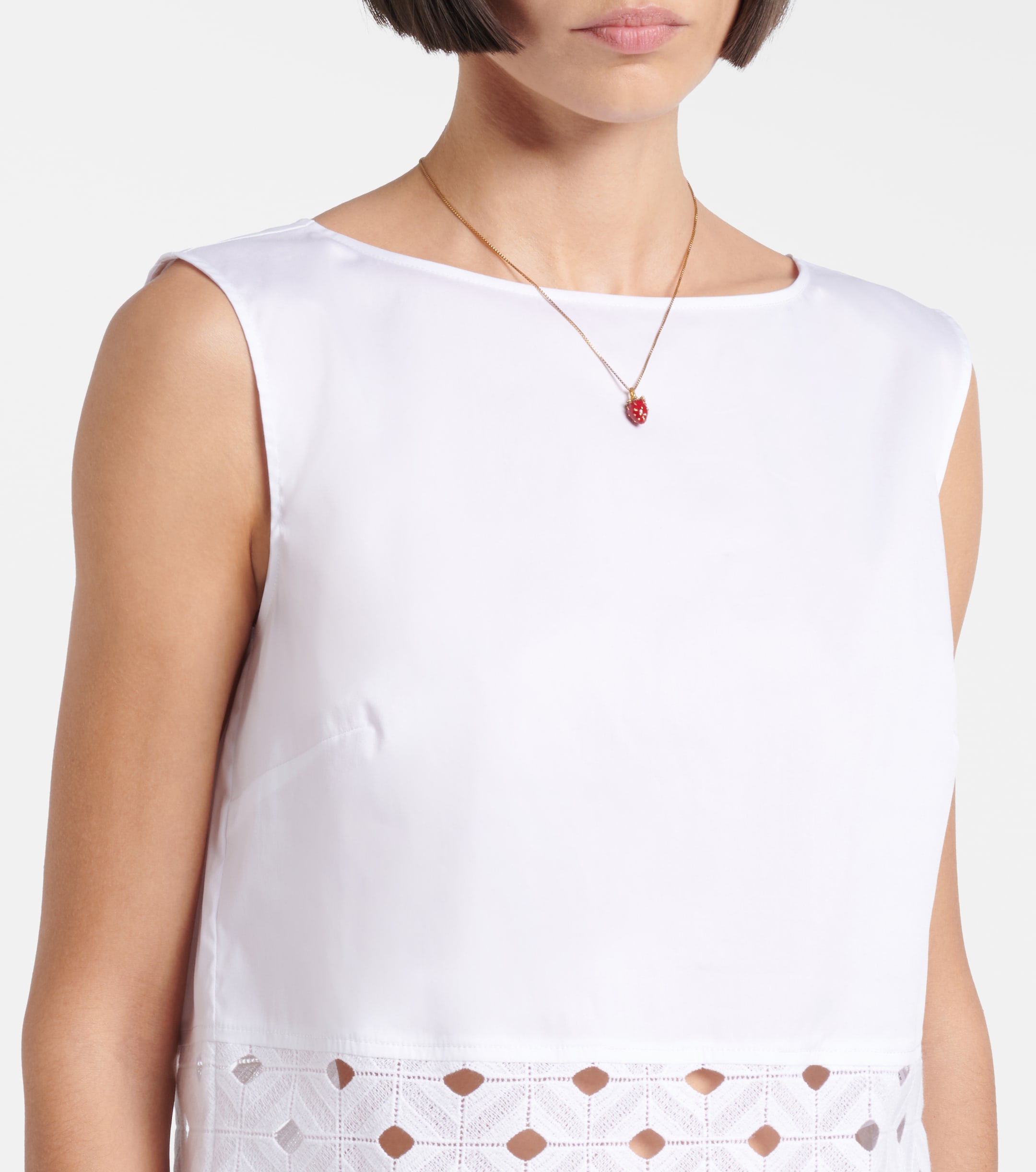 Max Mara Maggio cotton-blend top