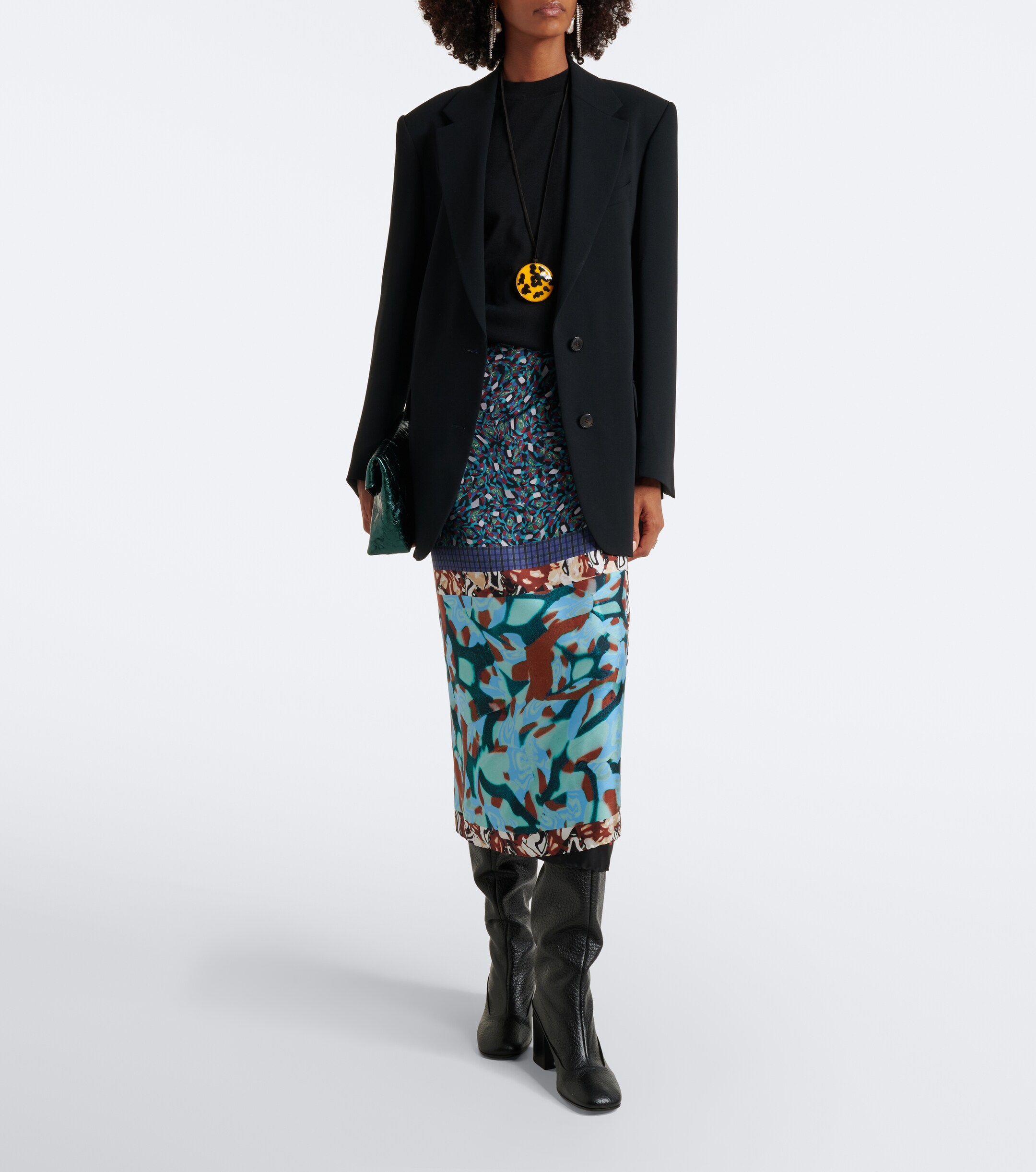 Dries Van Noten Dries Van Noten Leather knee-high boots
