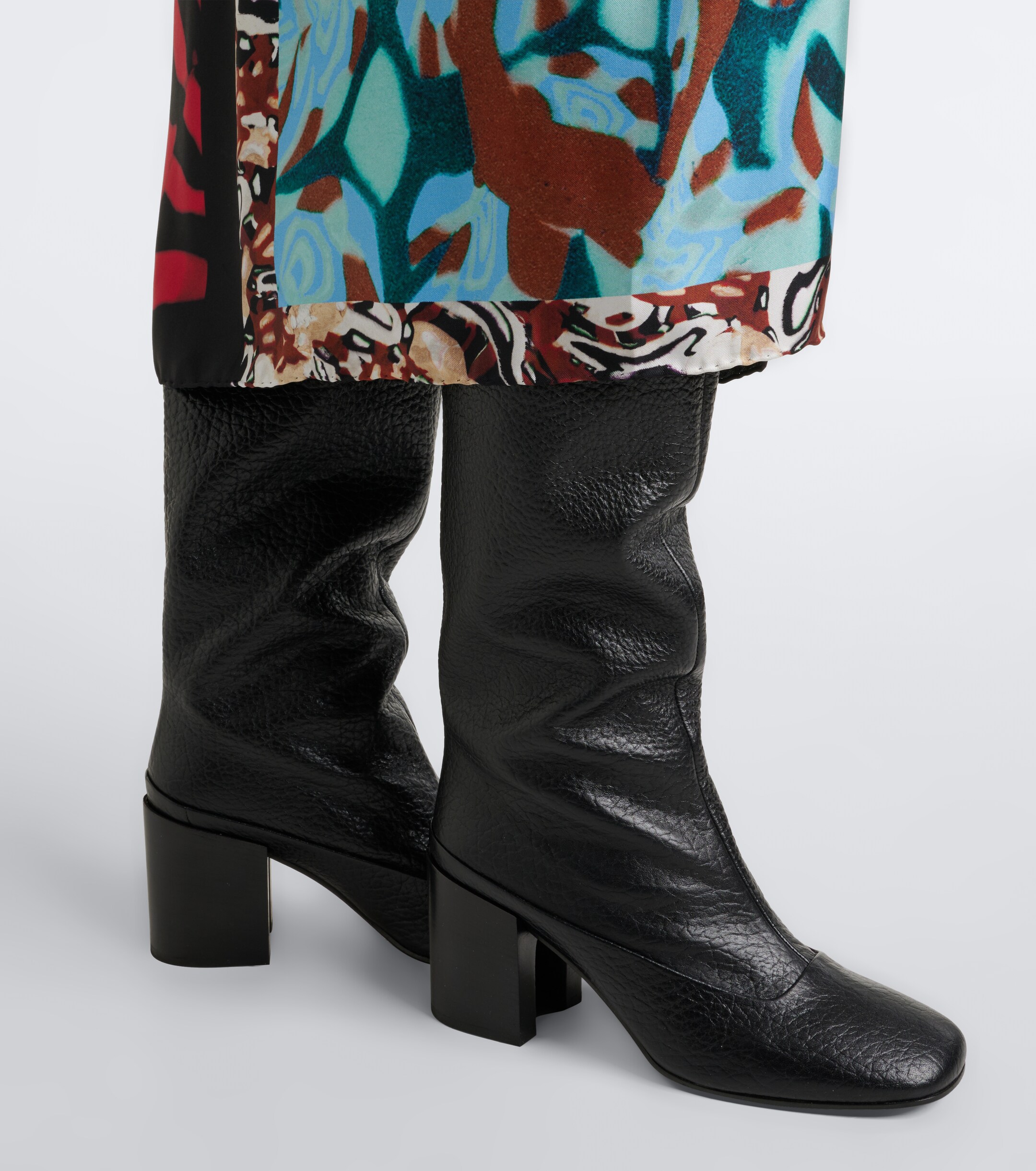 Dries Van Noten Dries Van Noten Leather knee-high boots