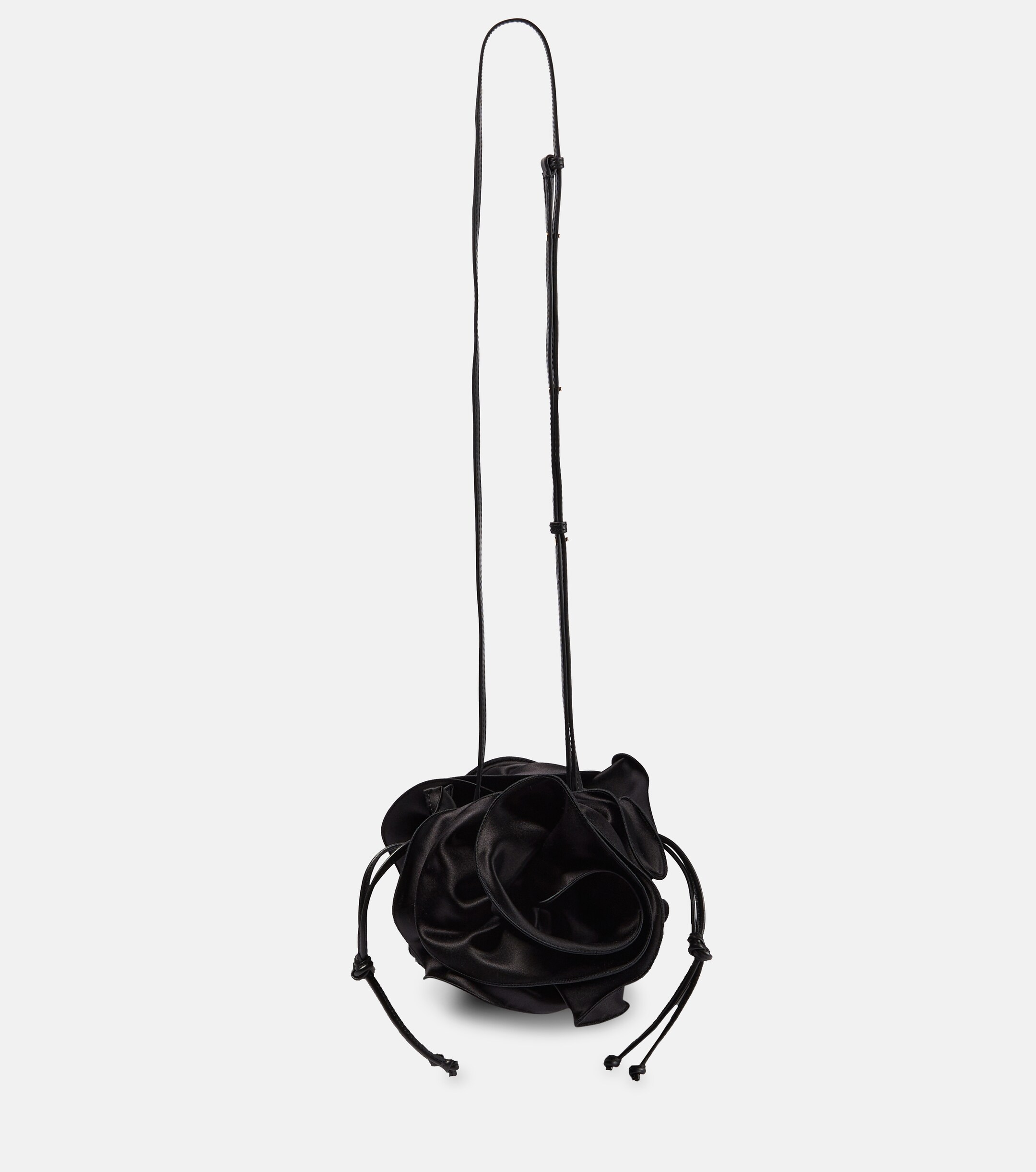 Magda Butrym Ruched satin shoulder bag