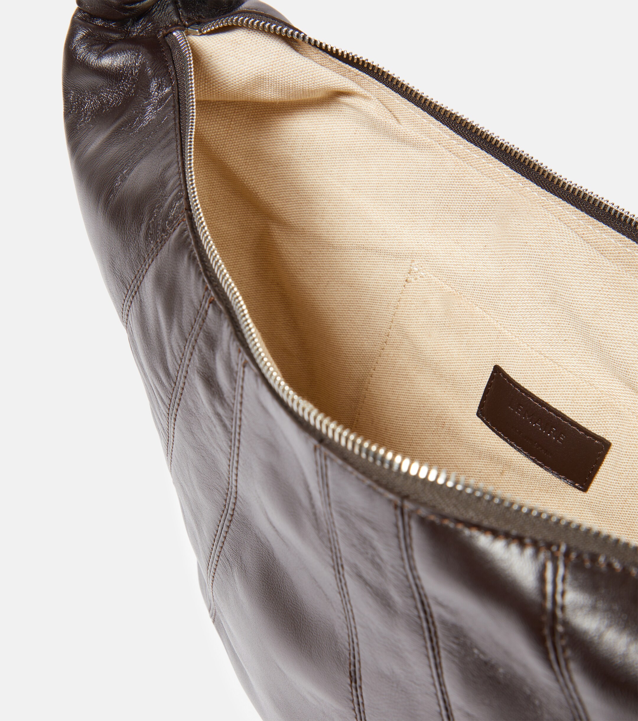 Lemaire Fortune Croissant leather shoulder bag