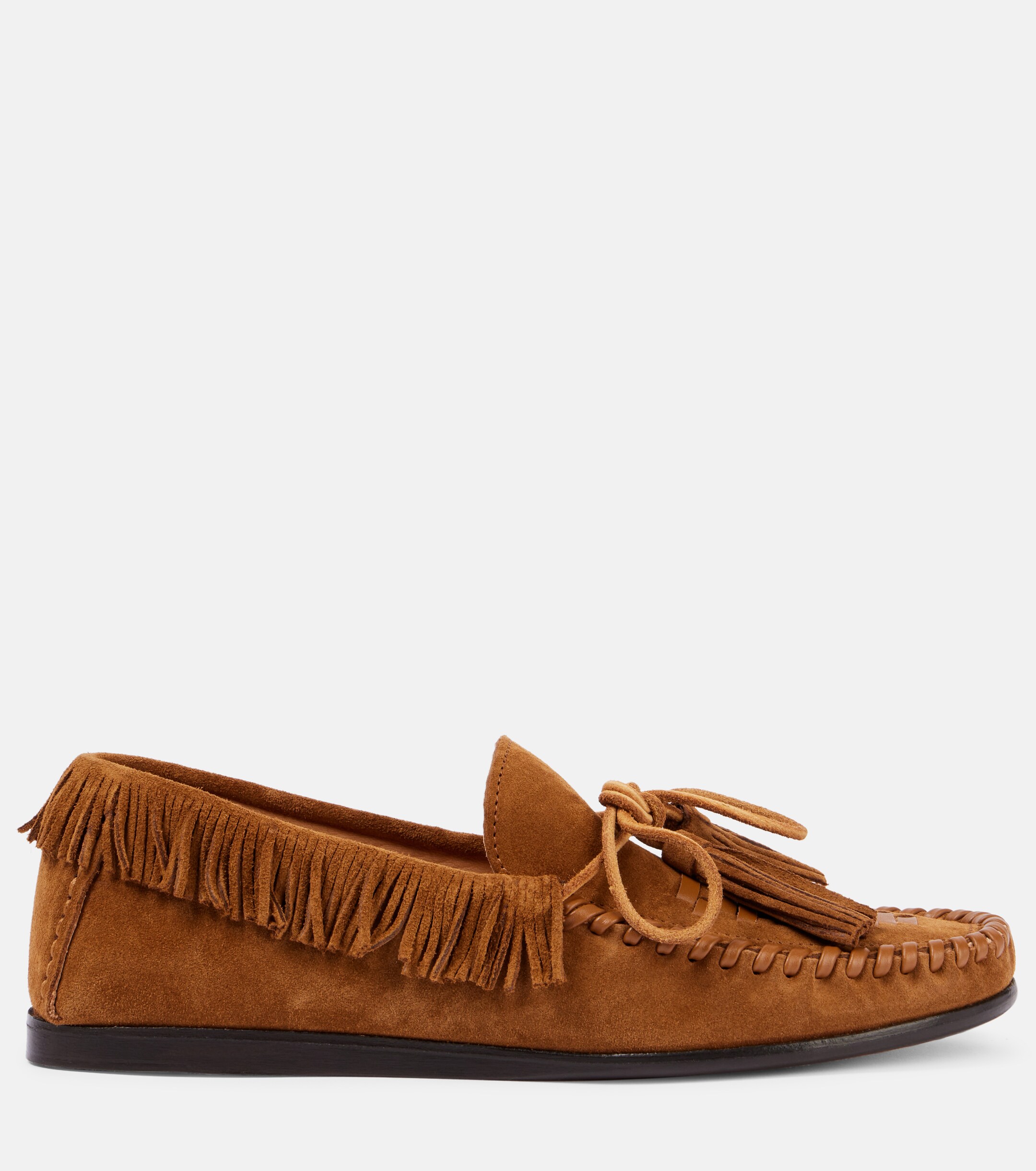 Isabel Marant Fitza fringed suede loafers