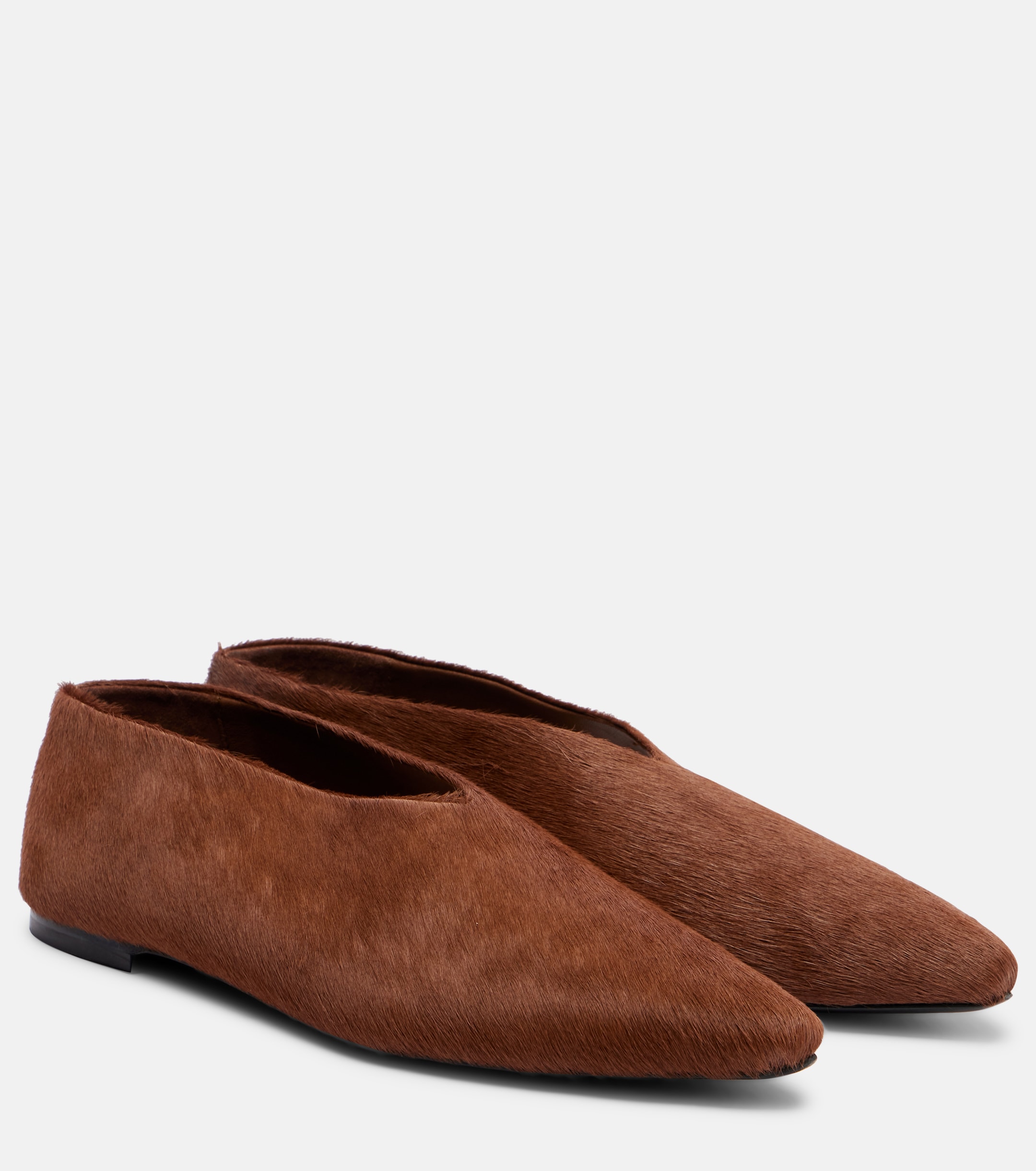 A.EMERY Lima calf hair flats