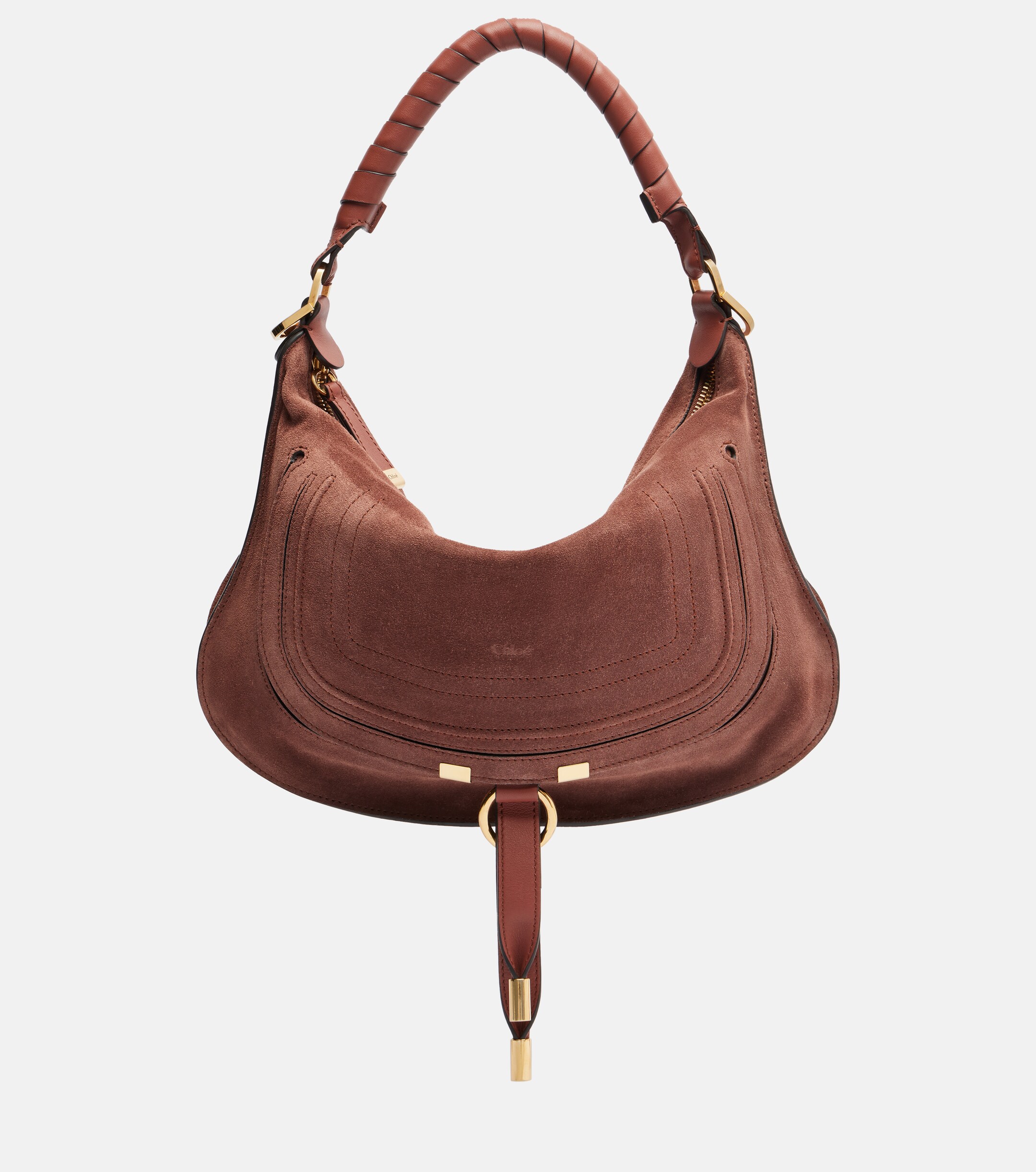 Chloé Marcie Small suede shoulder bag