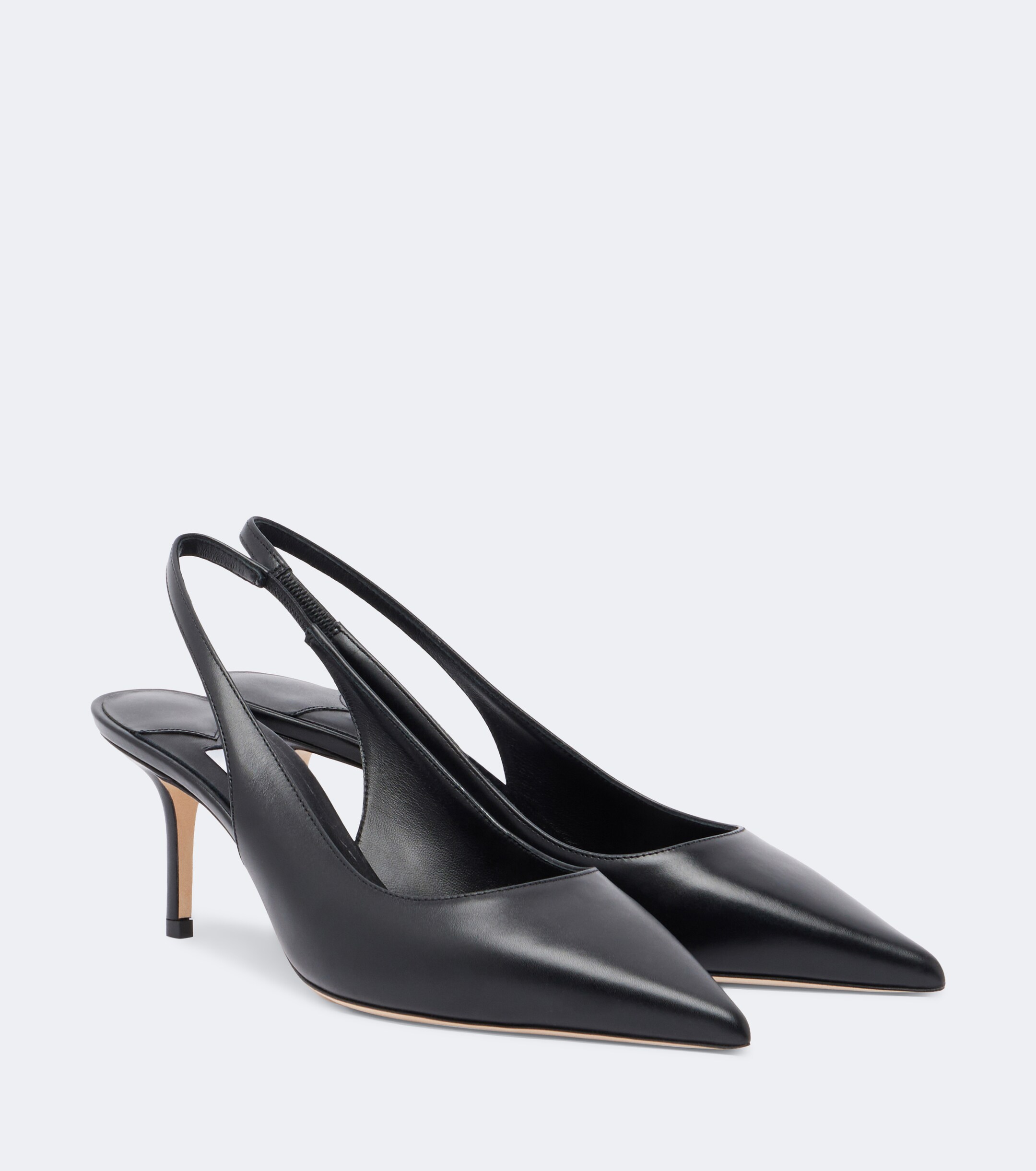 JIMMY CHOO Jimmy Choo Love leather slingback pumps