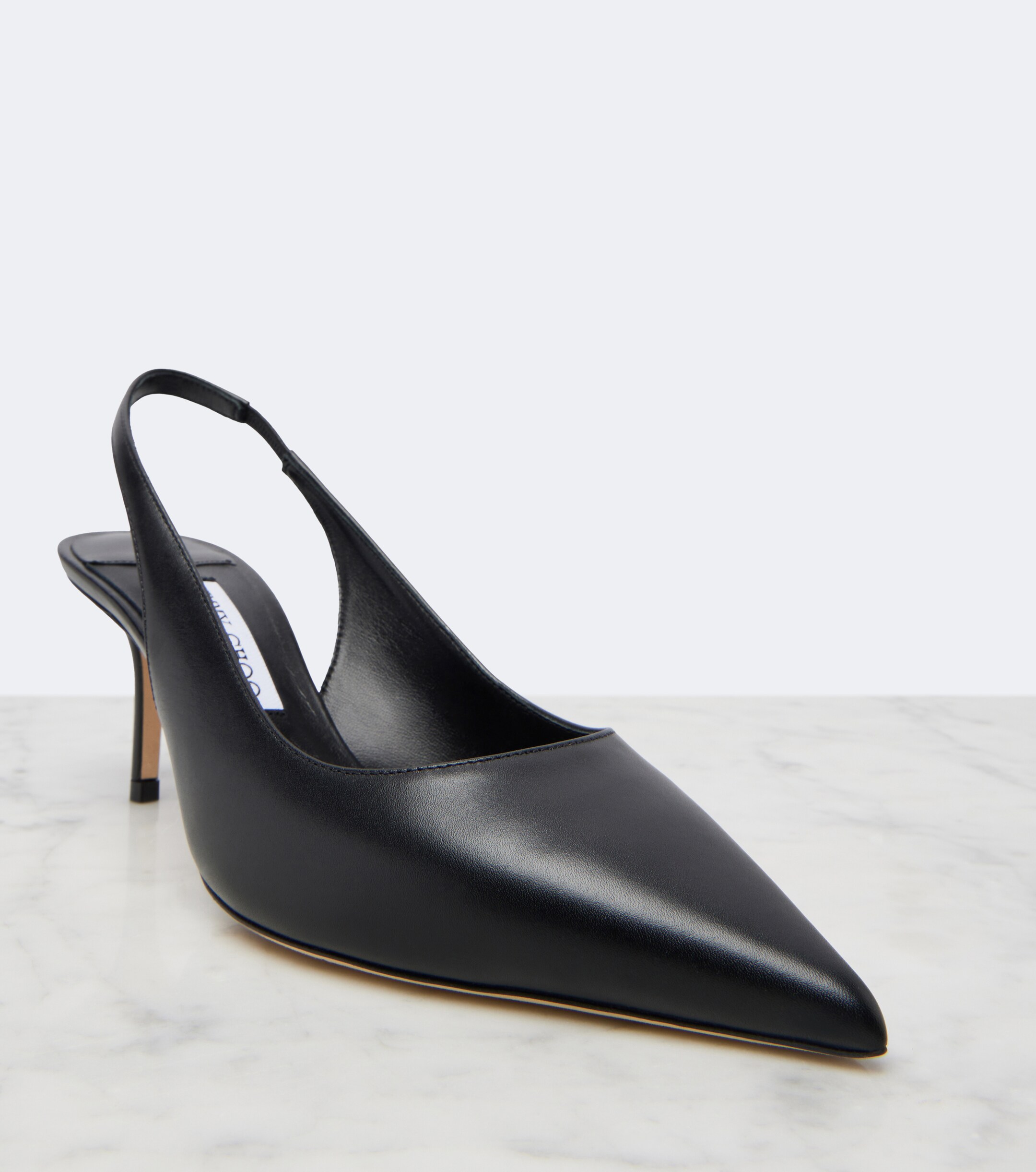 JIMMY CHOO Jimmy Choo Love leather slingback pumps