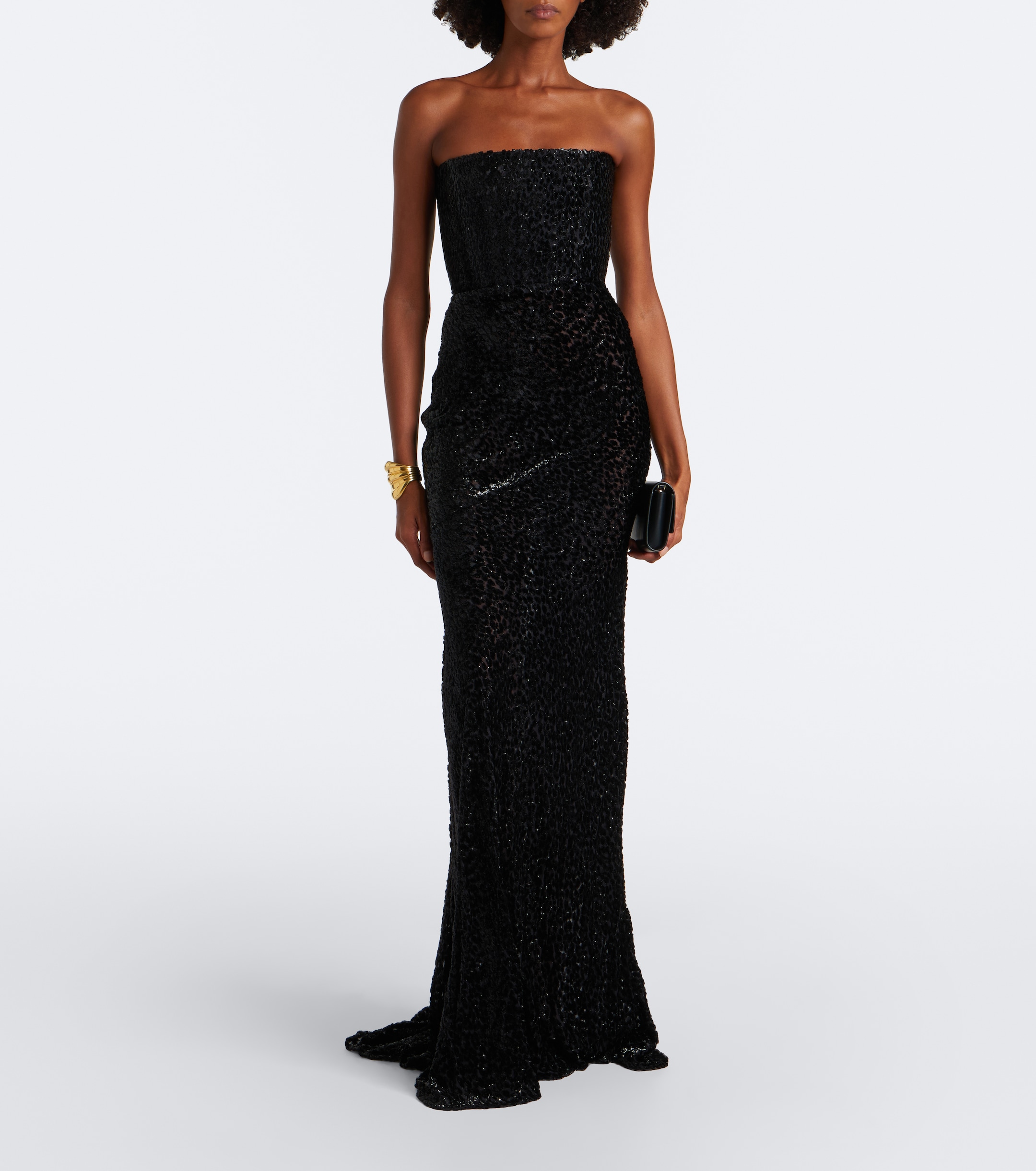 Alex Perry Alex Perry Devoré bustier gown