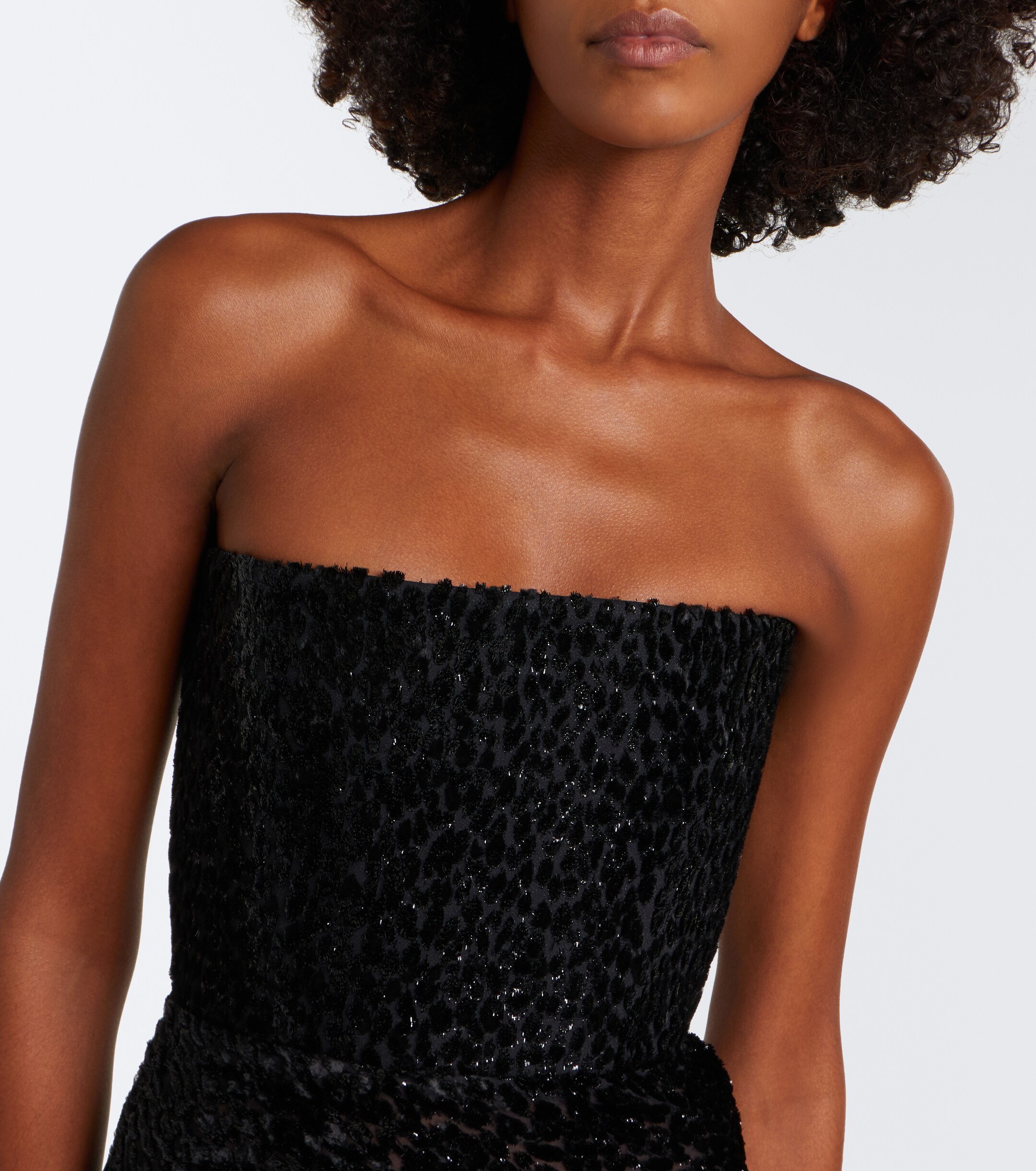 Alex Perry Alex Perry Devoré bustier gown