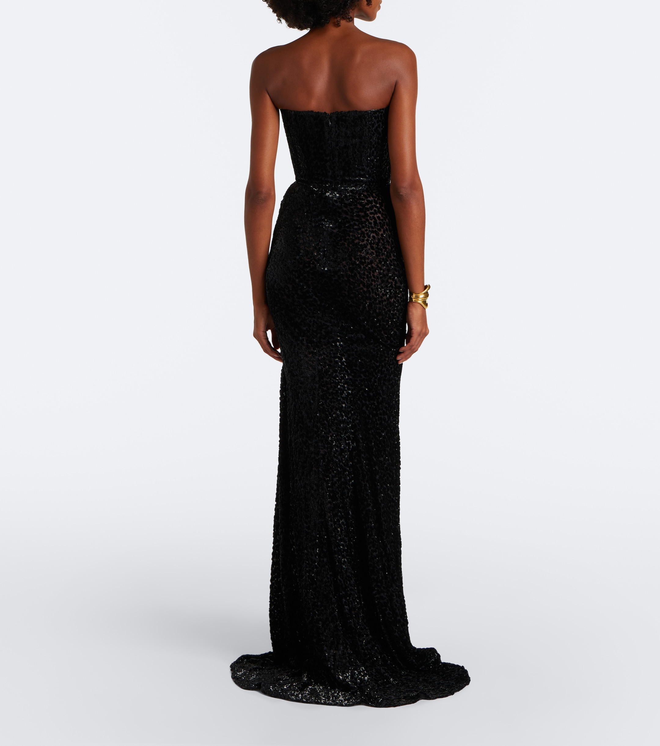 Alex Perry Alex Perry Devoré bustier gown