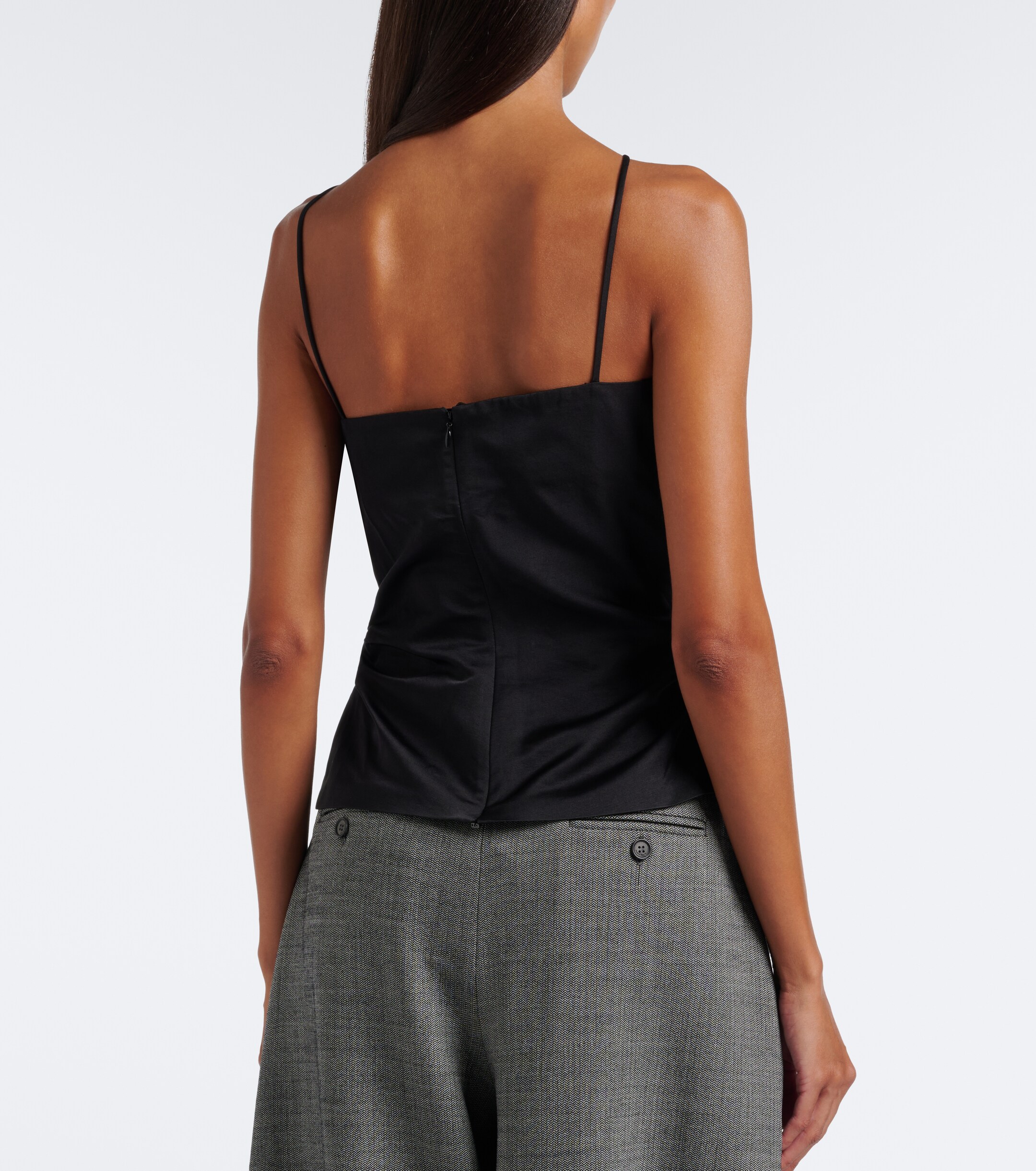 Magda Butrym Magda Butrym Floral-appliqué cotton and silk top
