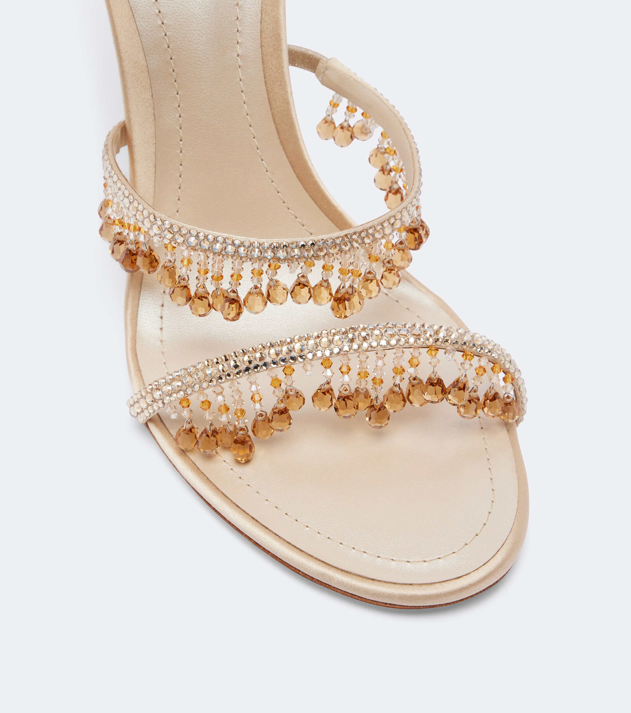 RENÉ CAOVILLA Rene Caovilla Jahanara embellished satin sandals