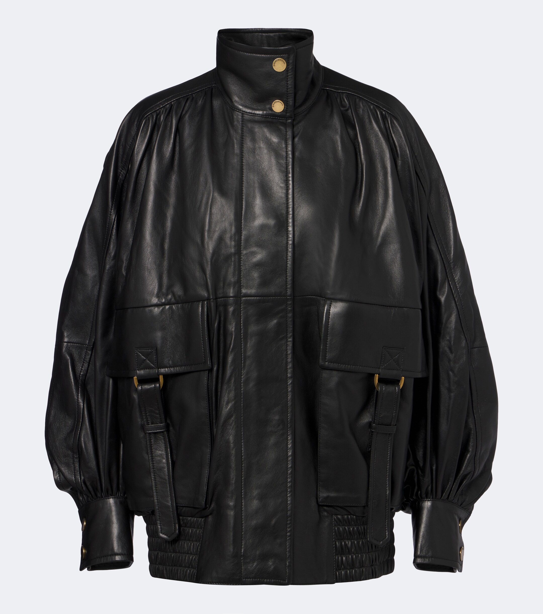 Zimmermann Zimmermann Valiant leather bomber jacket
