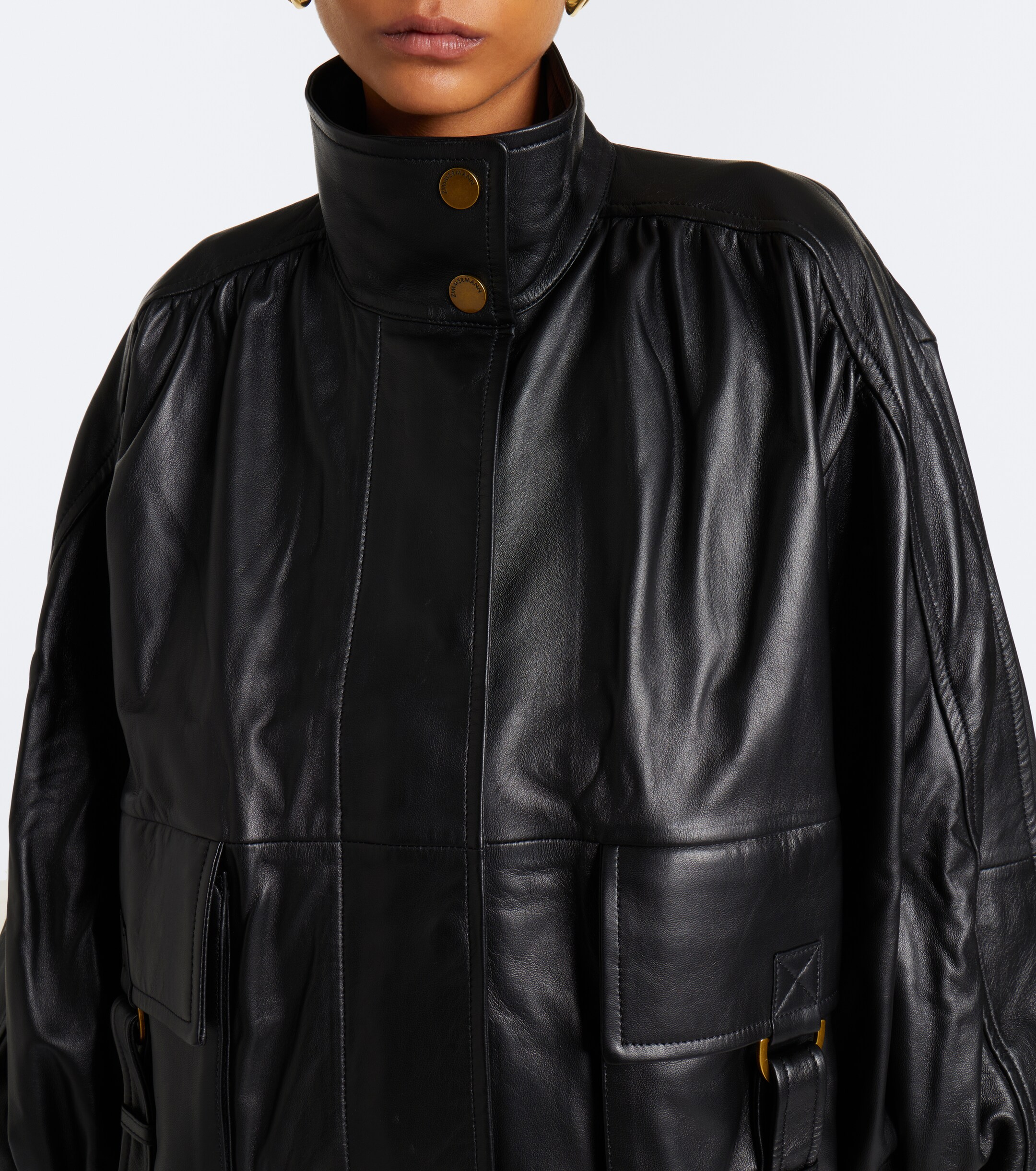 Zimmermann Zimmermann Valiant leather bomber jacket