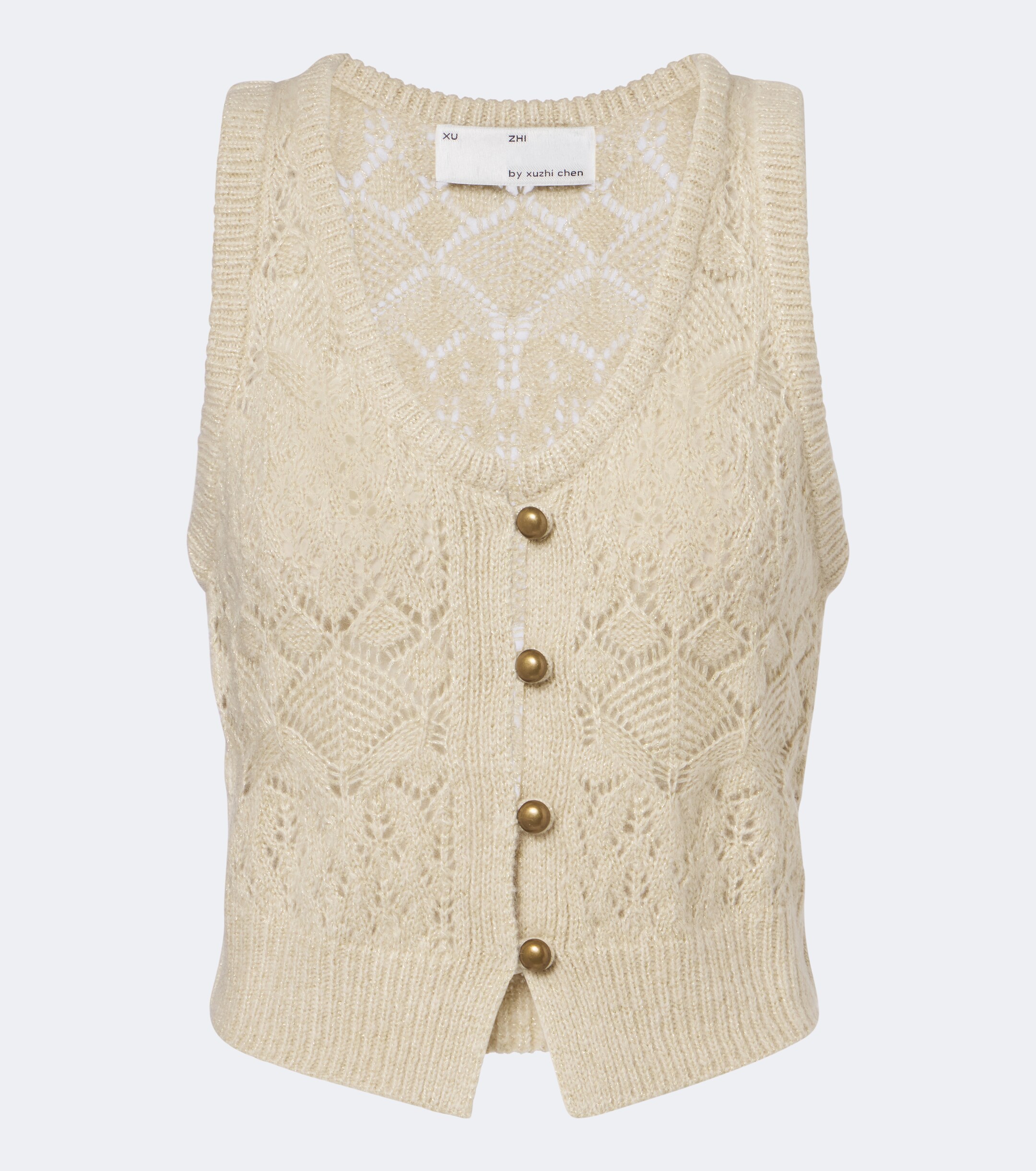 Xu Zhi Xu Zhi Open-knit sweater vest