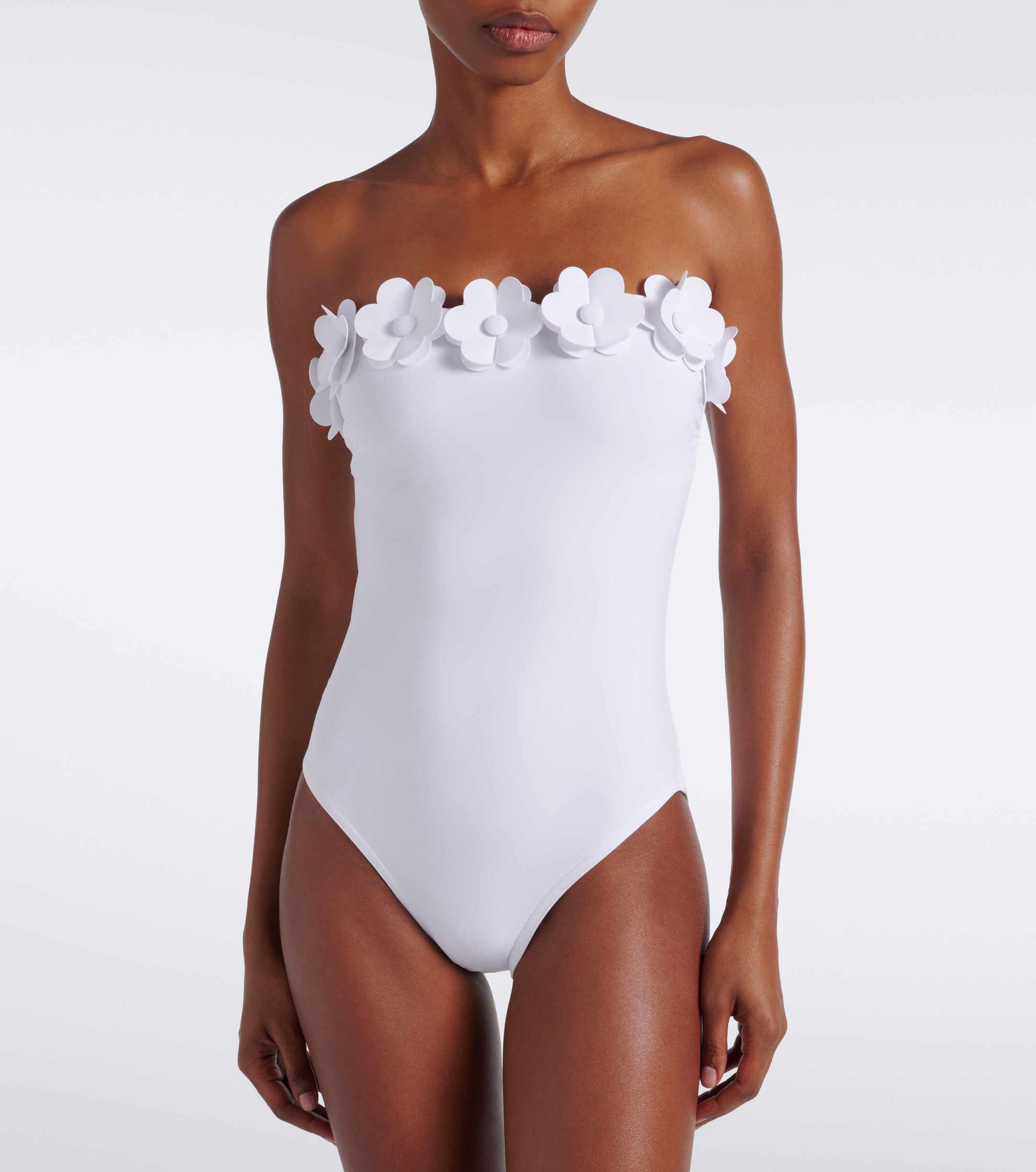Karla Colletto Karla Colletto Juliet floral-appliqué swimsuit