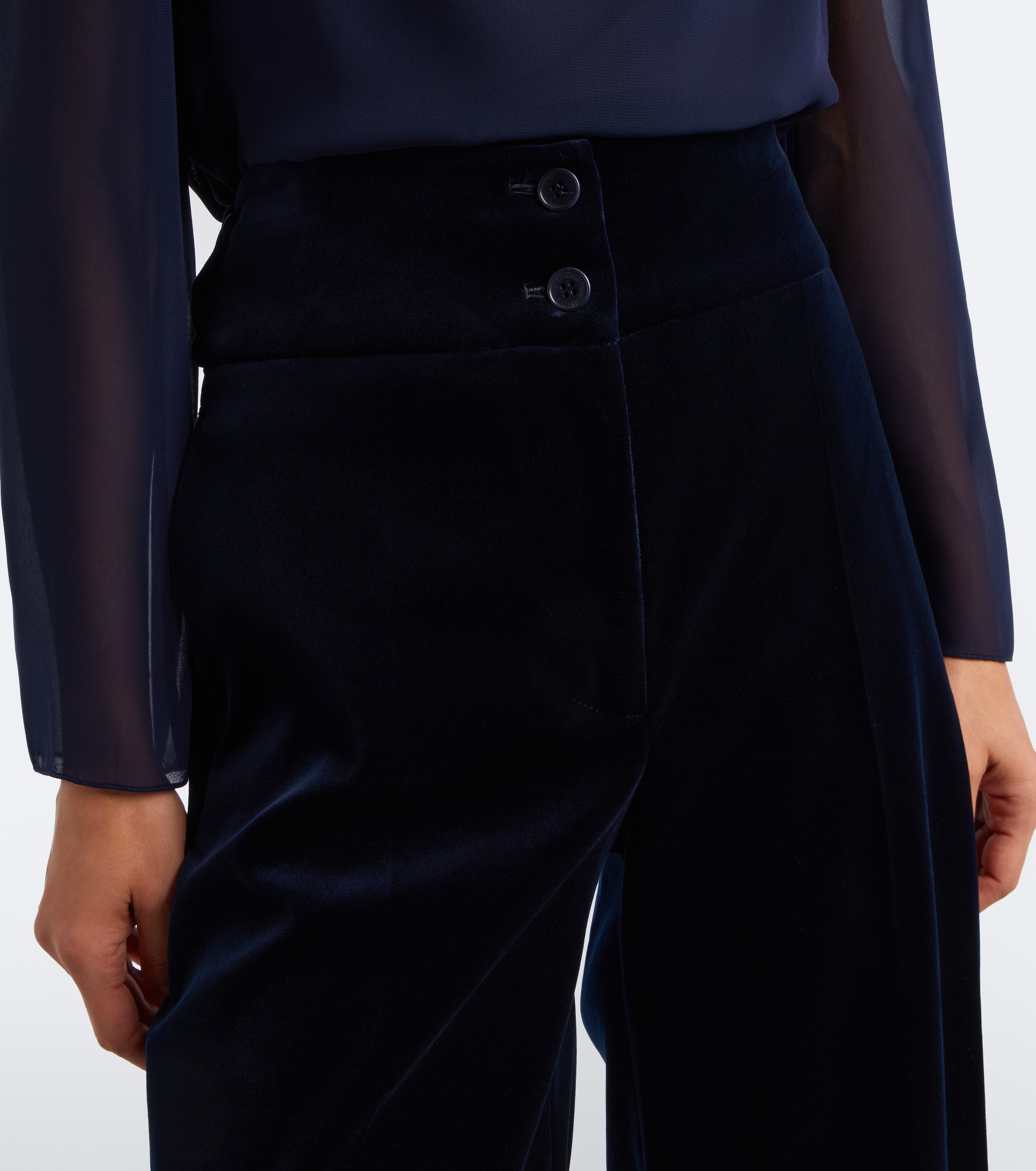 Altuzarra Altuzarra Rudy cotton-blend velvet wide-leg pants