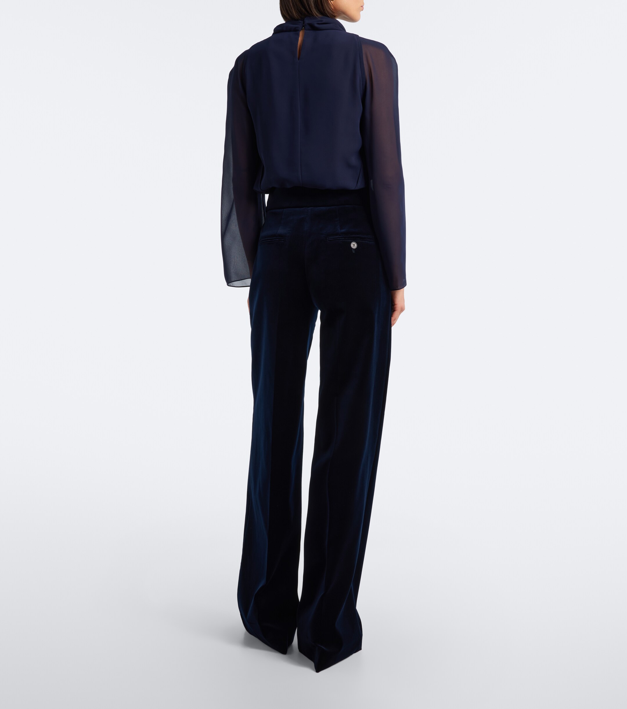 Altuzarra Altuzarra Rudy cotton-blend velvet wide-leg pants
