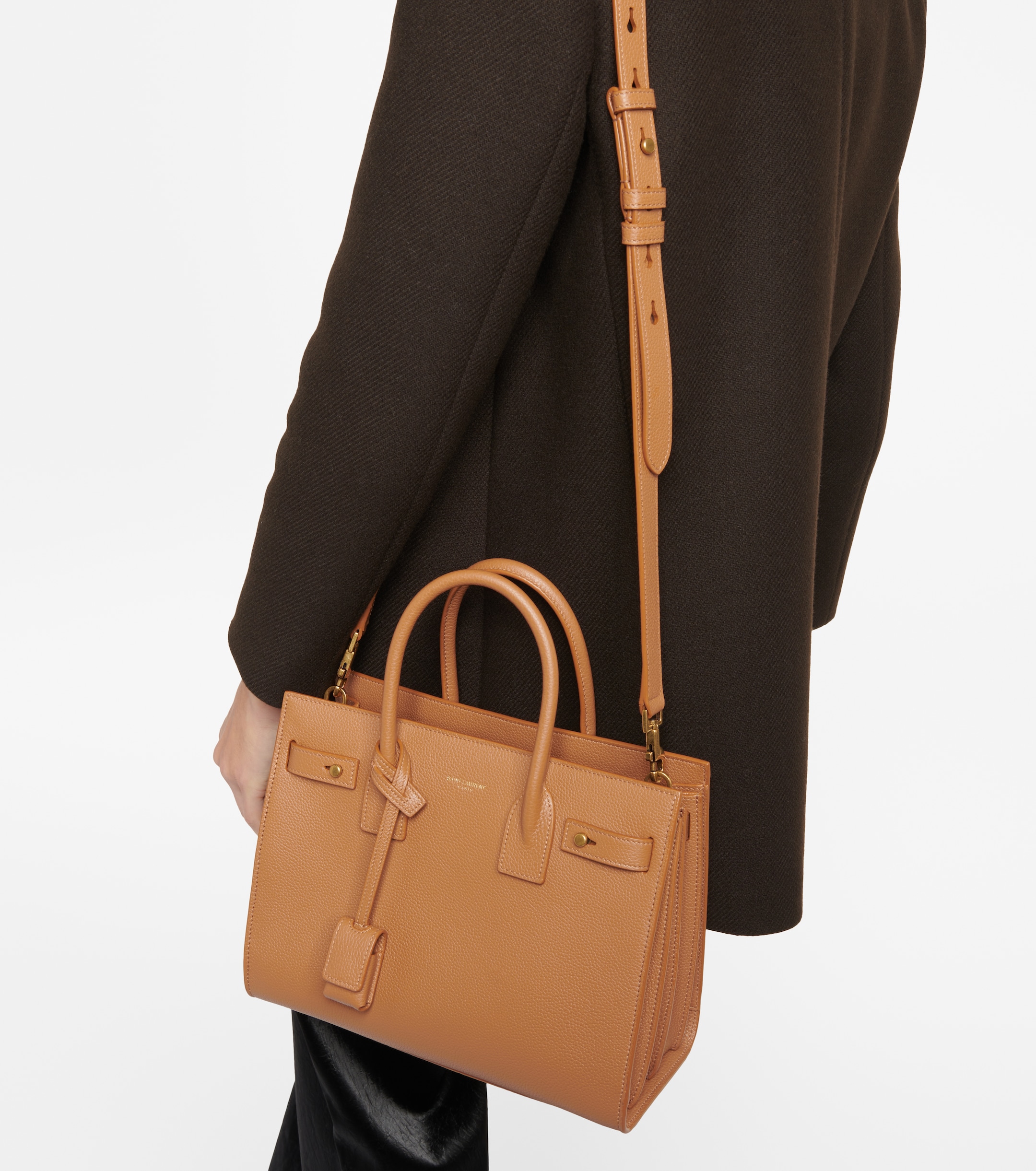 Saint Laurent Sac De Jour Baby Small leather tote bag