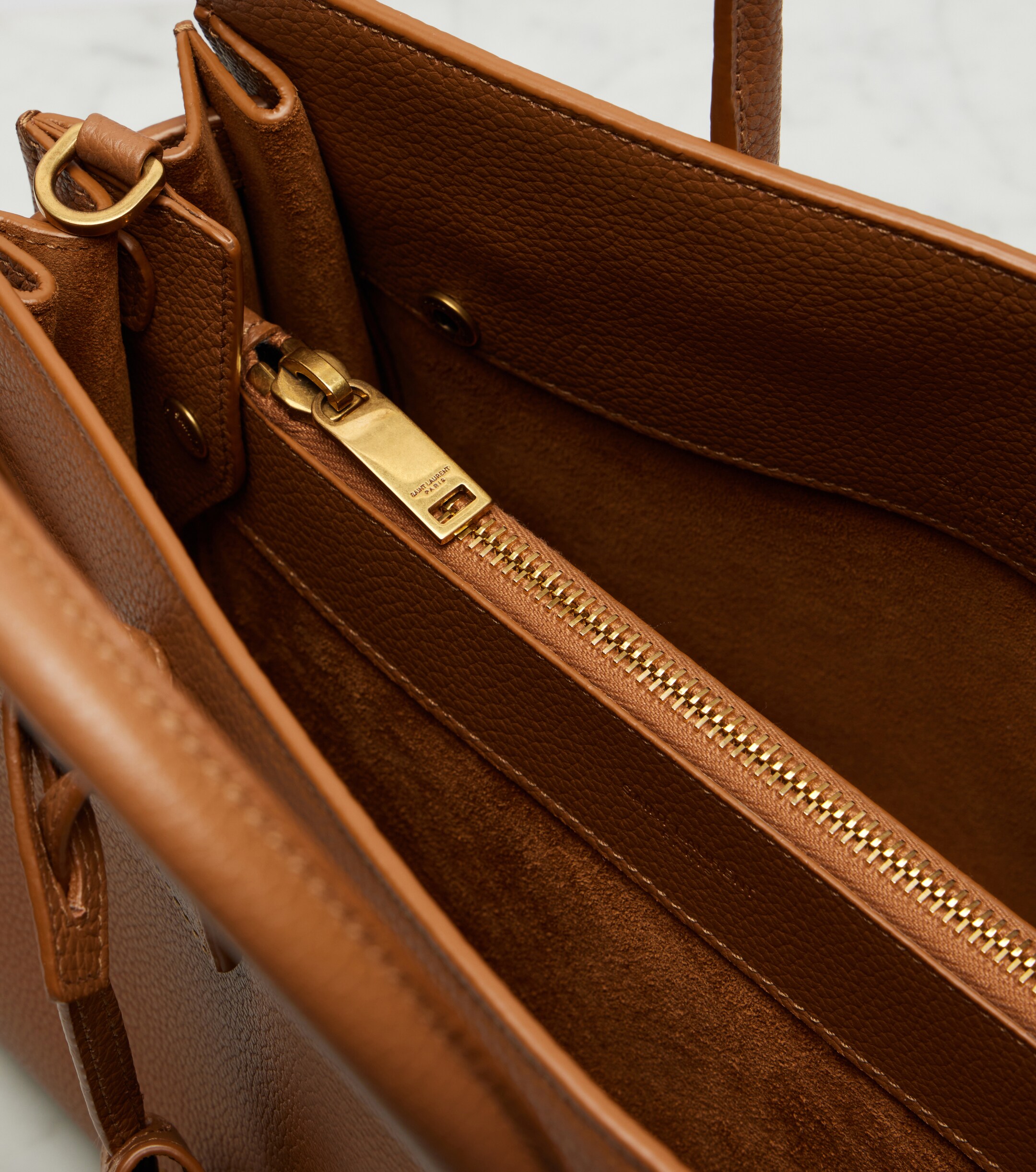 Saint Laurent Sac De Jour Baby Small leather tote bag