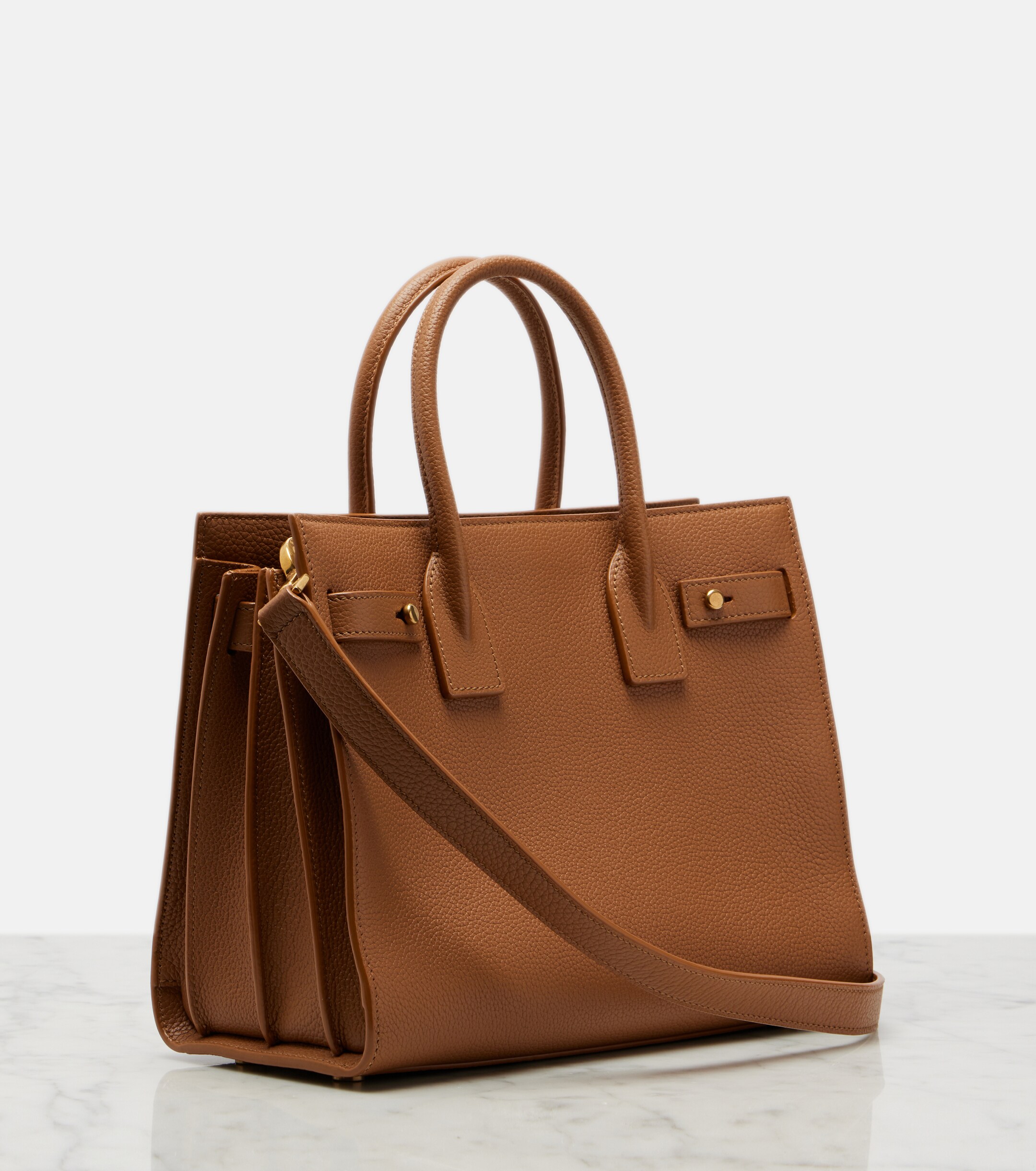 Saint Laurent Sac De Jour Baby Small leather tote bag