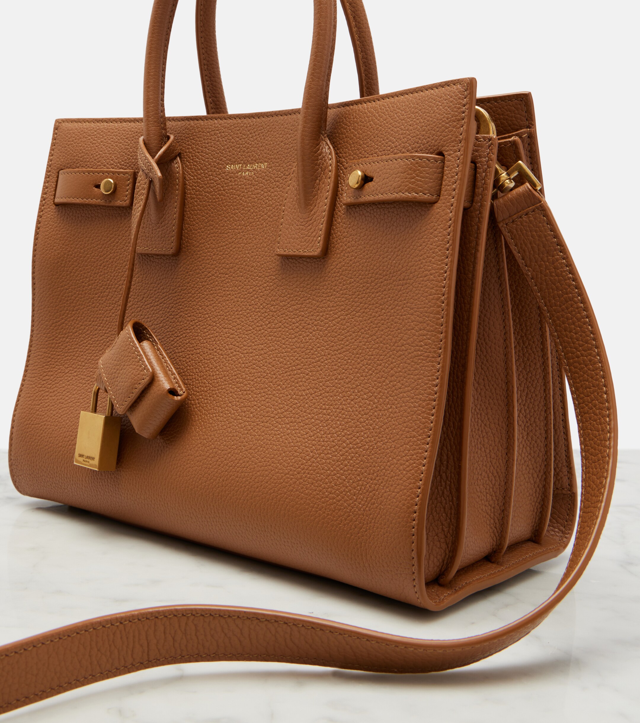 Saint Laurent Sac De Jour Baby Small leather tote bag