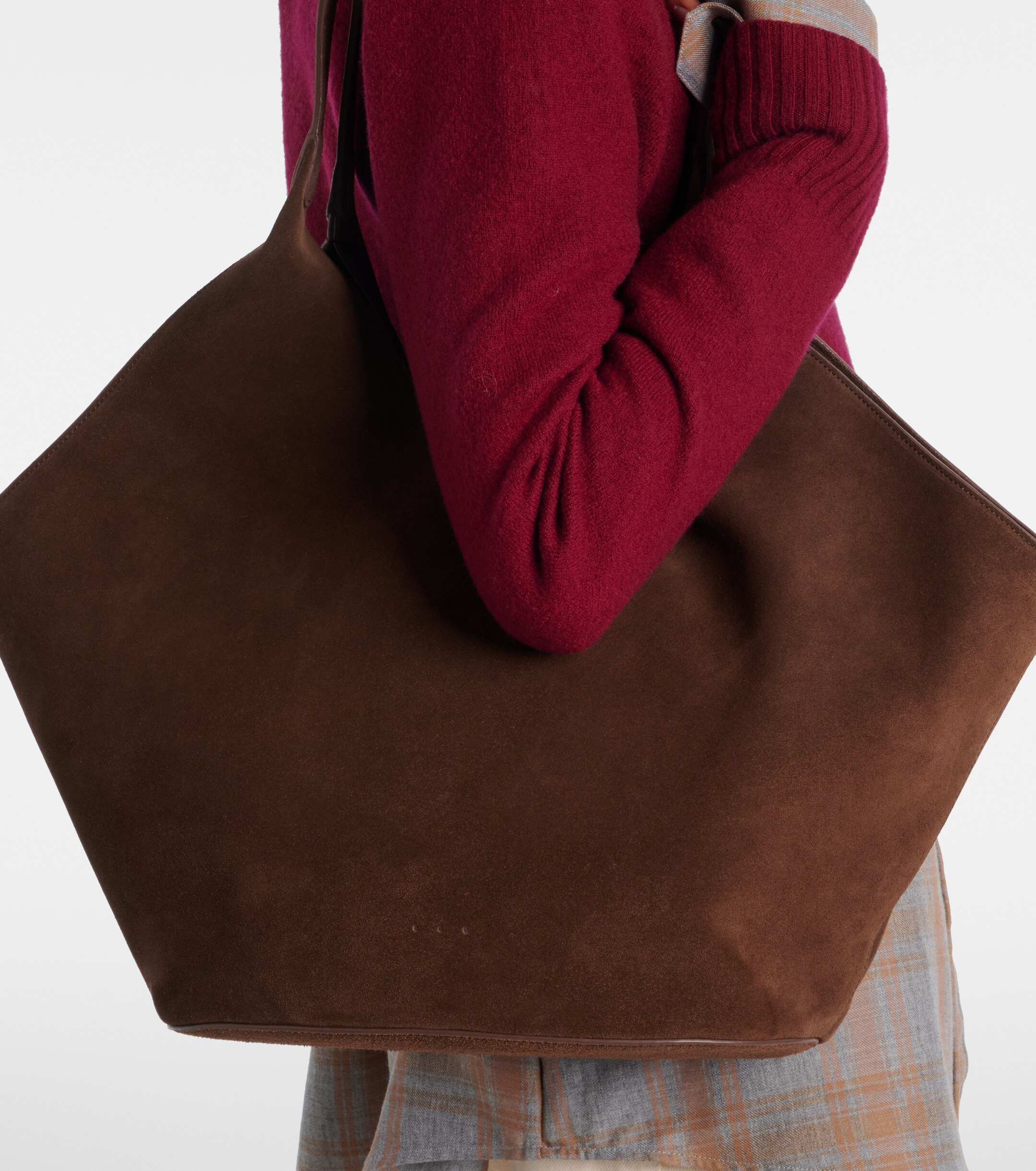 AESTHER EKME Phantom Large suede tote bag thumbnail