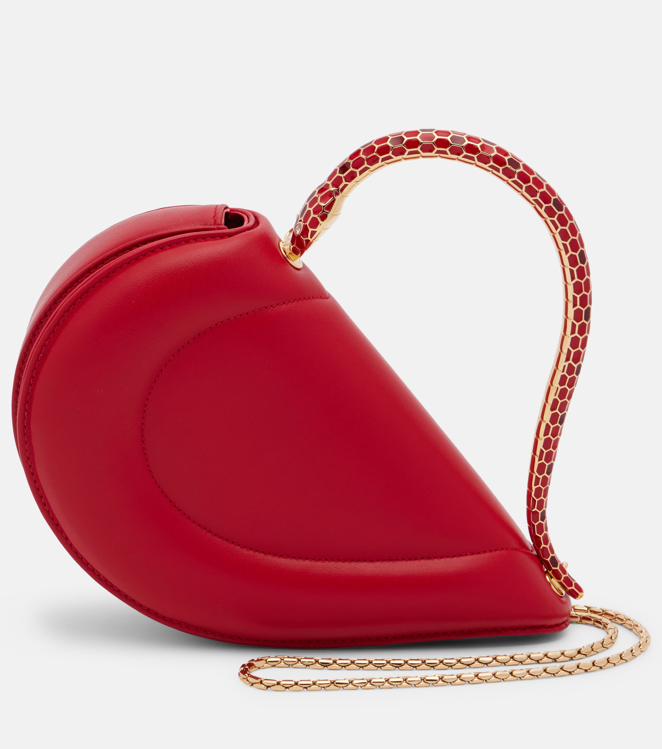 Bvlgari Serpenti Cuore 1968 leather top-handle bag