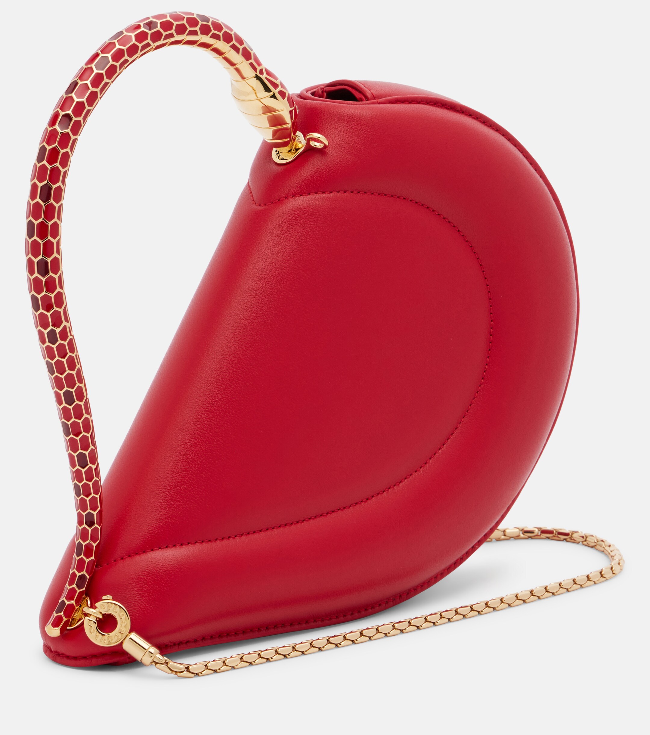 Bvlgari Serpenti Cuore 1968 leather top-handle bag thumbnail