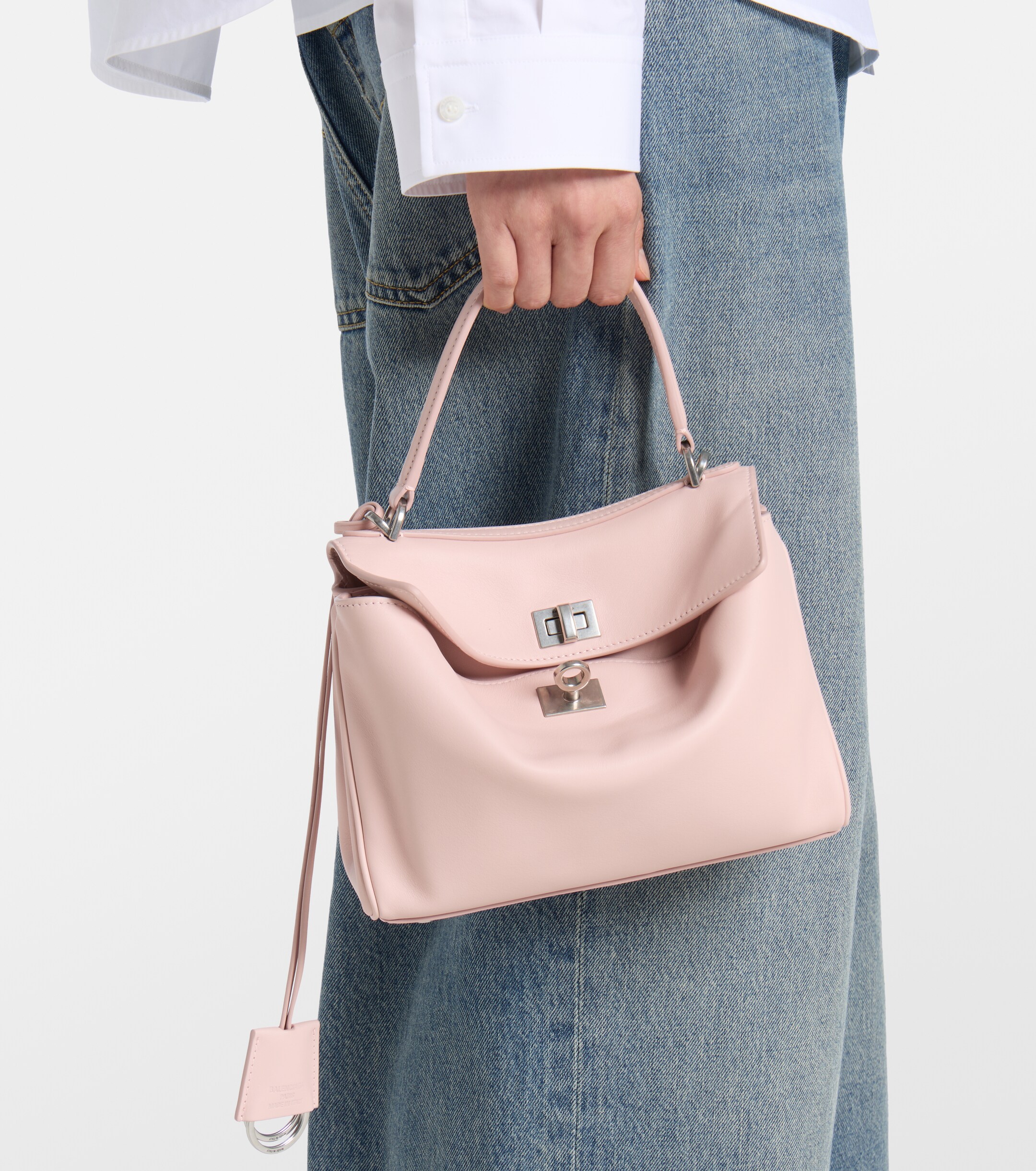Balenciaga Rodeo Mini leather top-handle bag