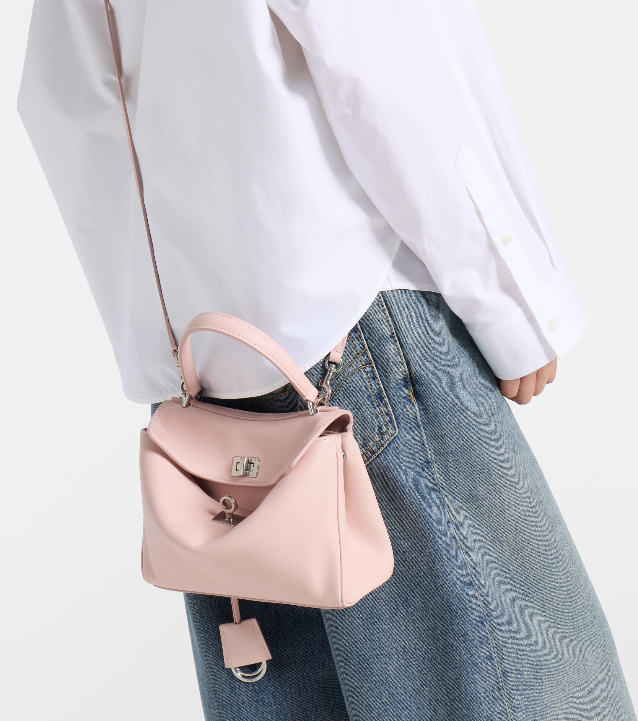 Balenciaga Rodeo Mini leather top-handle bag