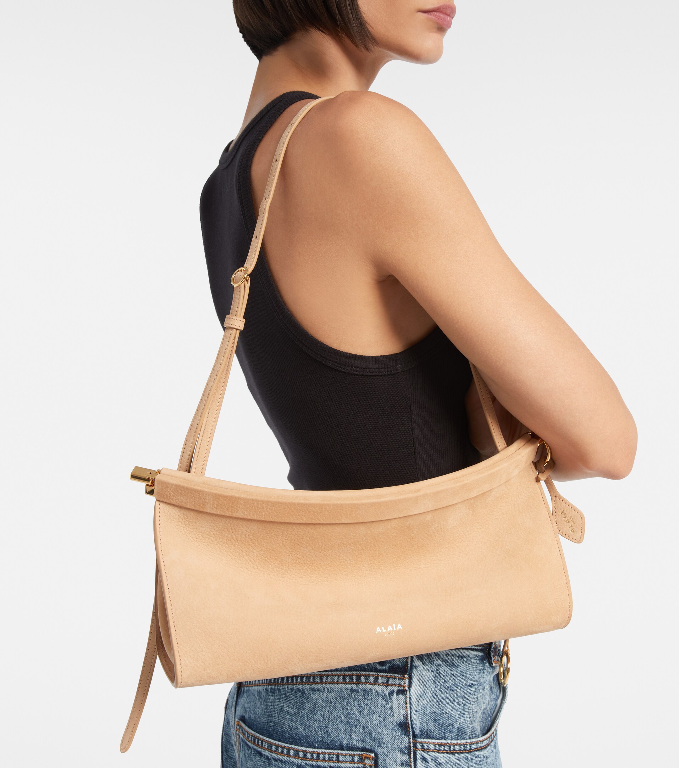 Alaïa Le Click Medium leather shoulder bag