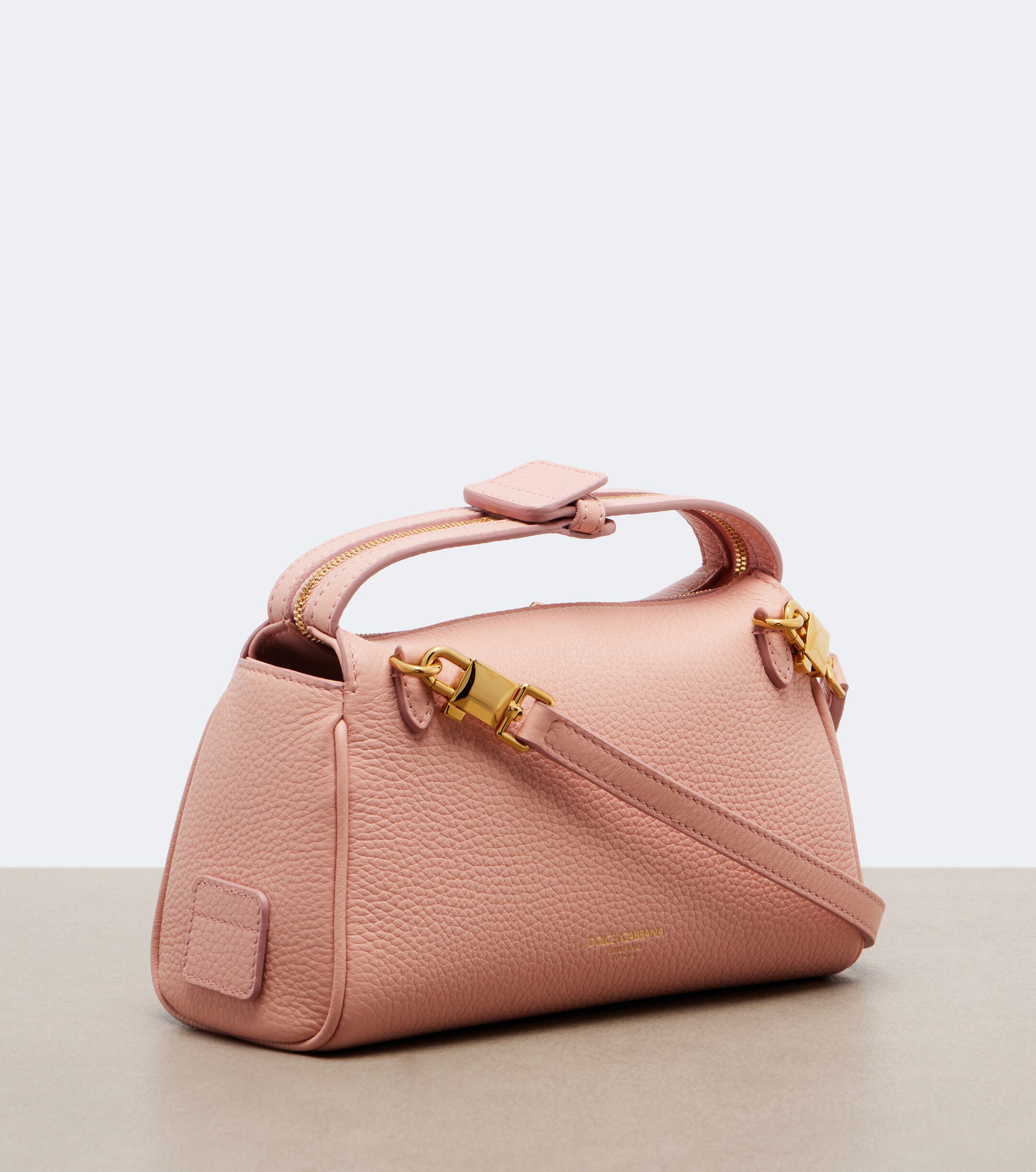 Dolce&Gabbana Vittoria Small leather top-handle bag