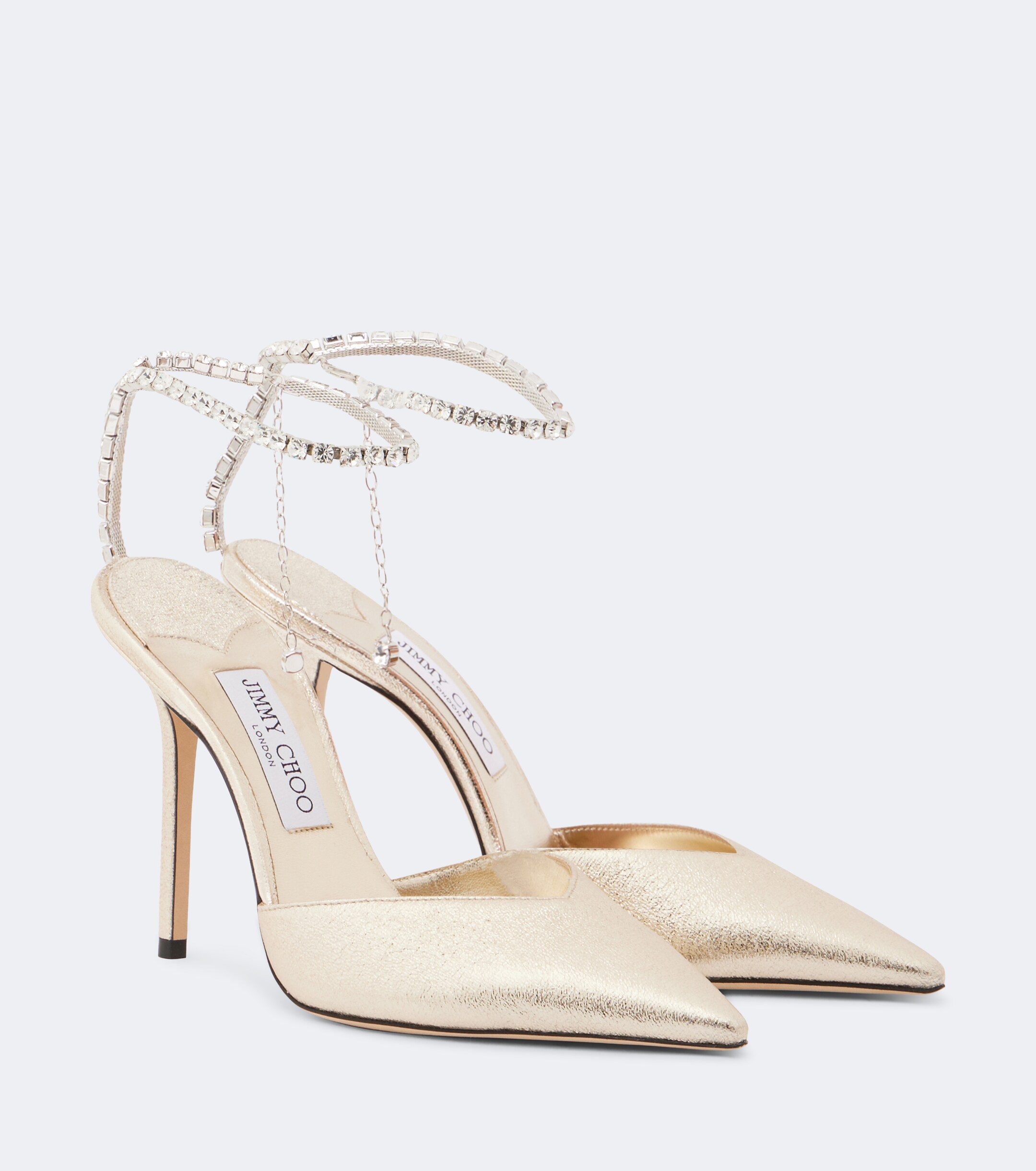JIMMY CHOO Jimmy Choo Saeda embellished pumps