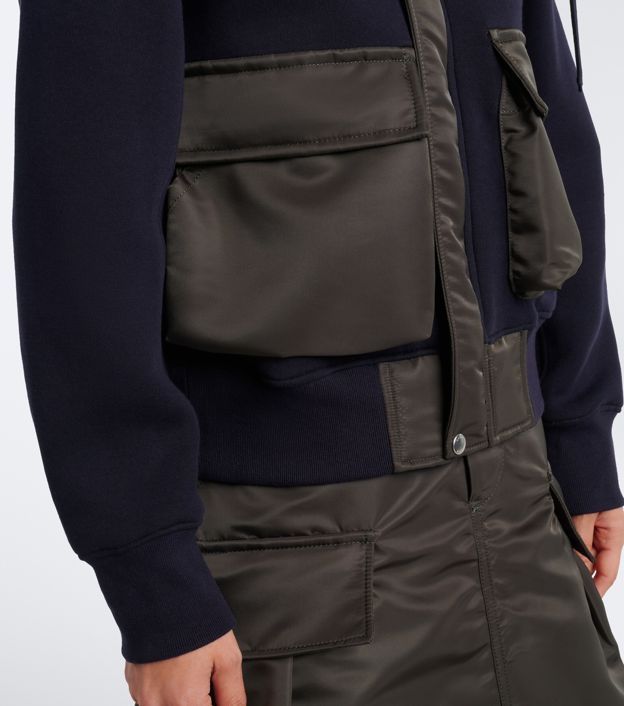 Sacai Sacai Cotton-blend blouson jacket