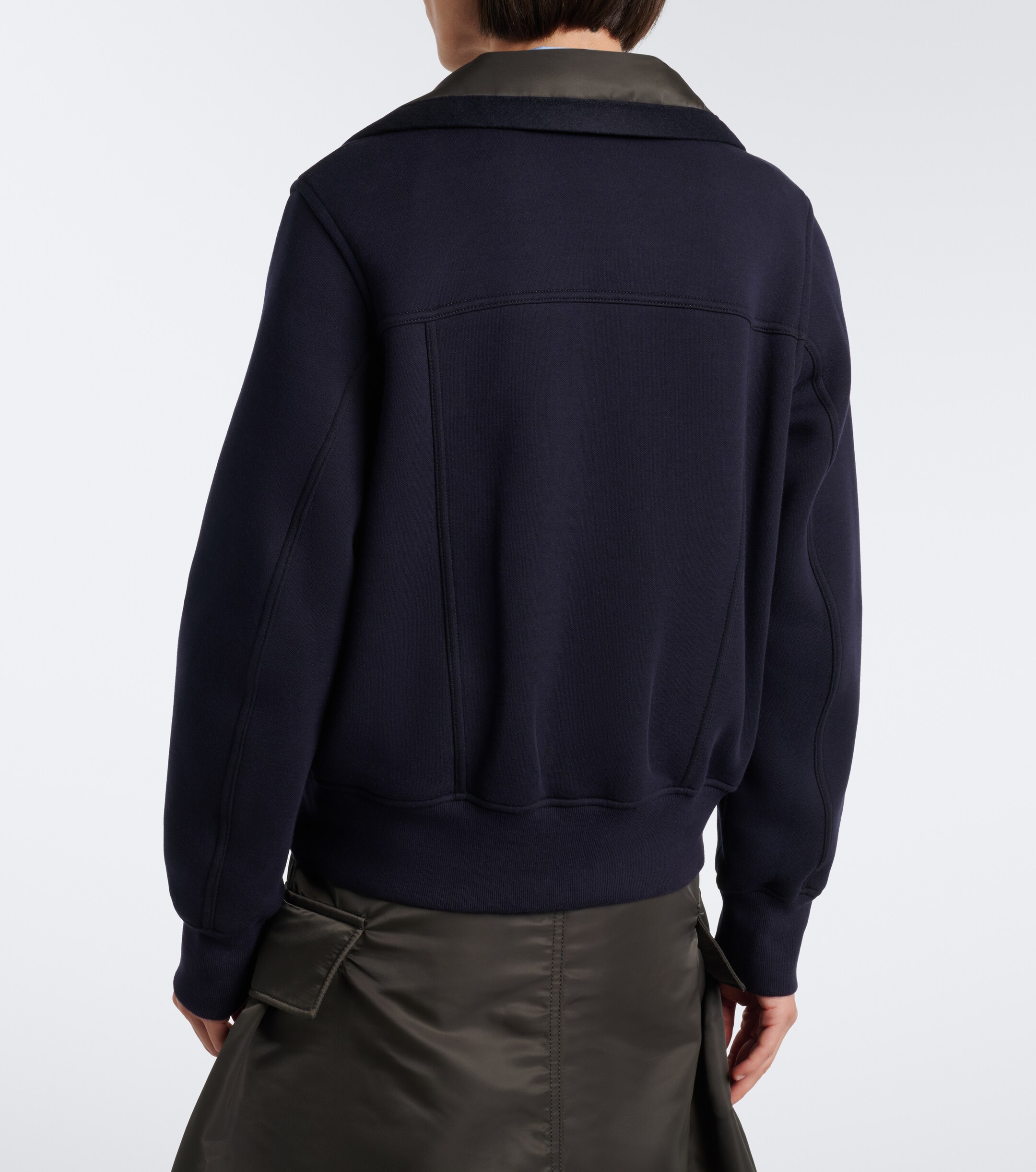 Sacai Sacai Cotton-blend blouson jacket