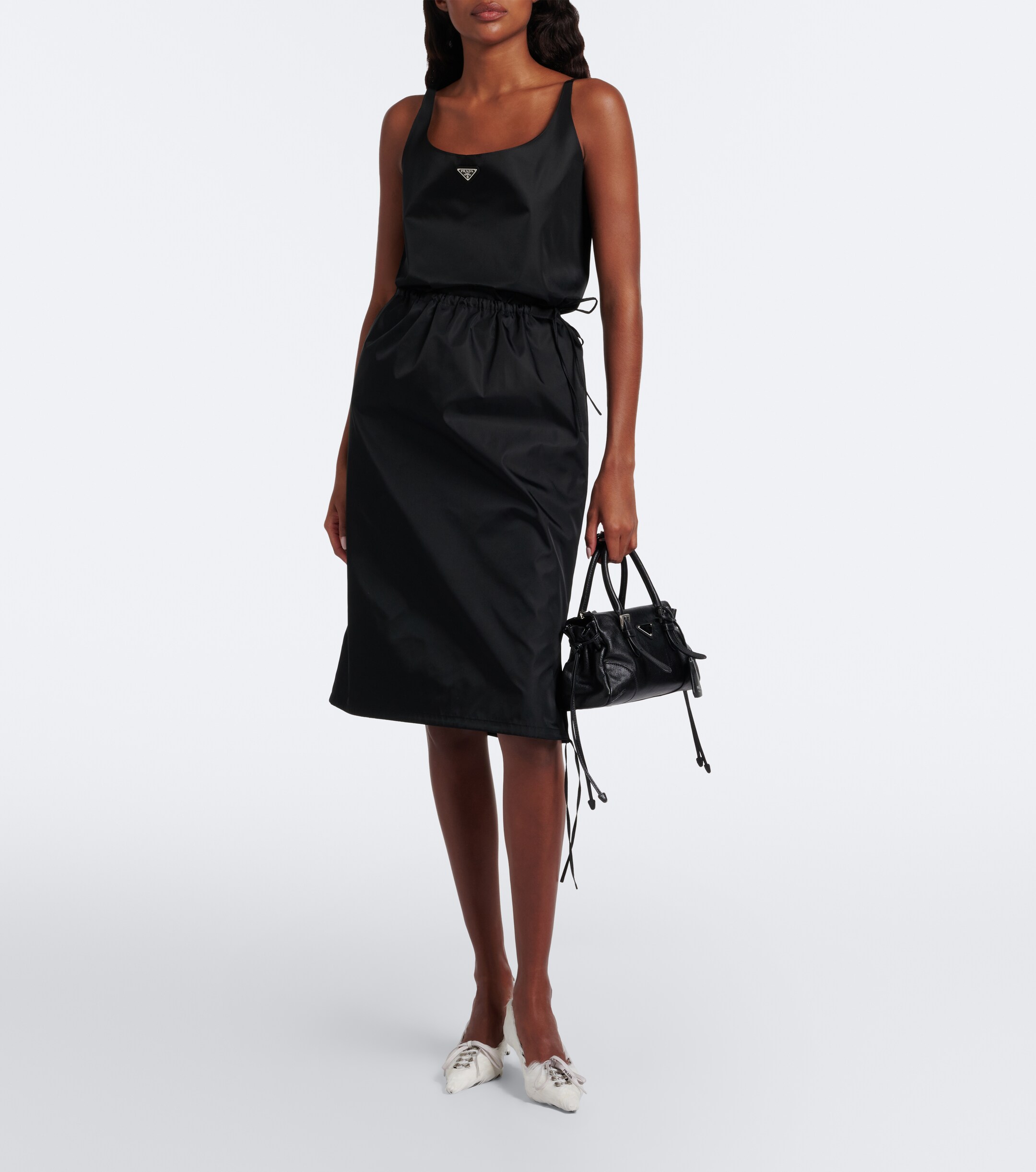 Prada Prada Karin Small leather top-handle bag