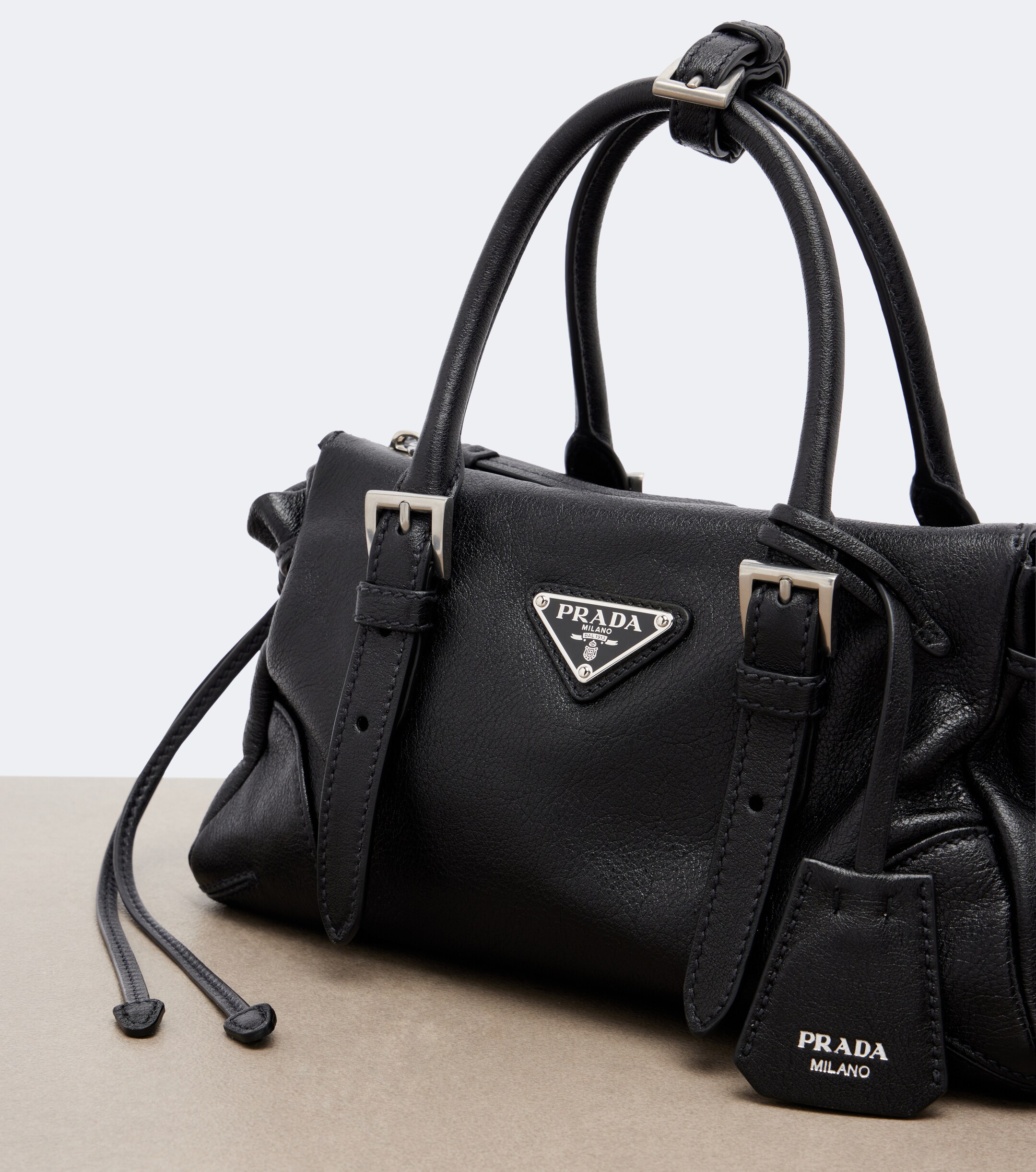 Prada Prada Karin Small leather top-handle bag
