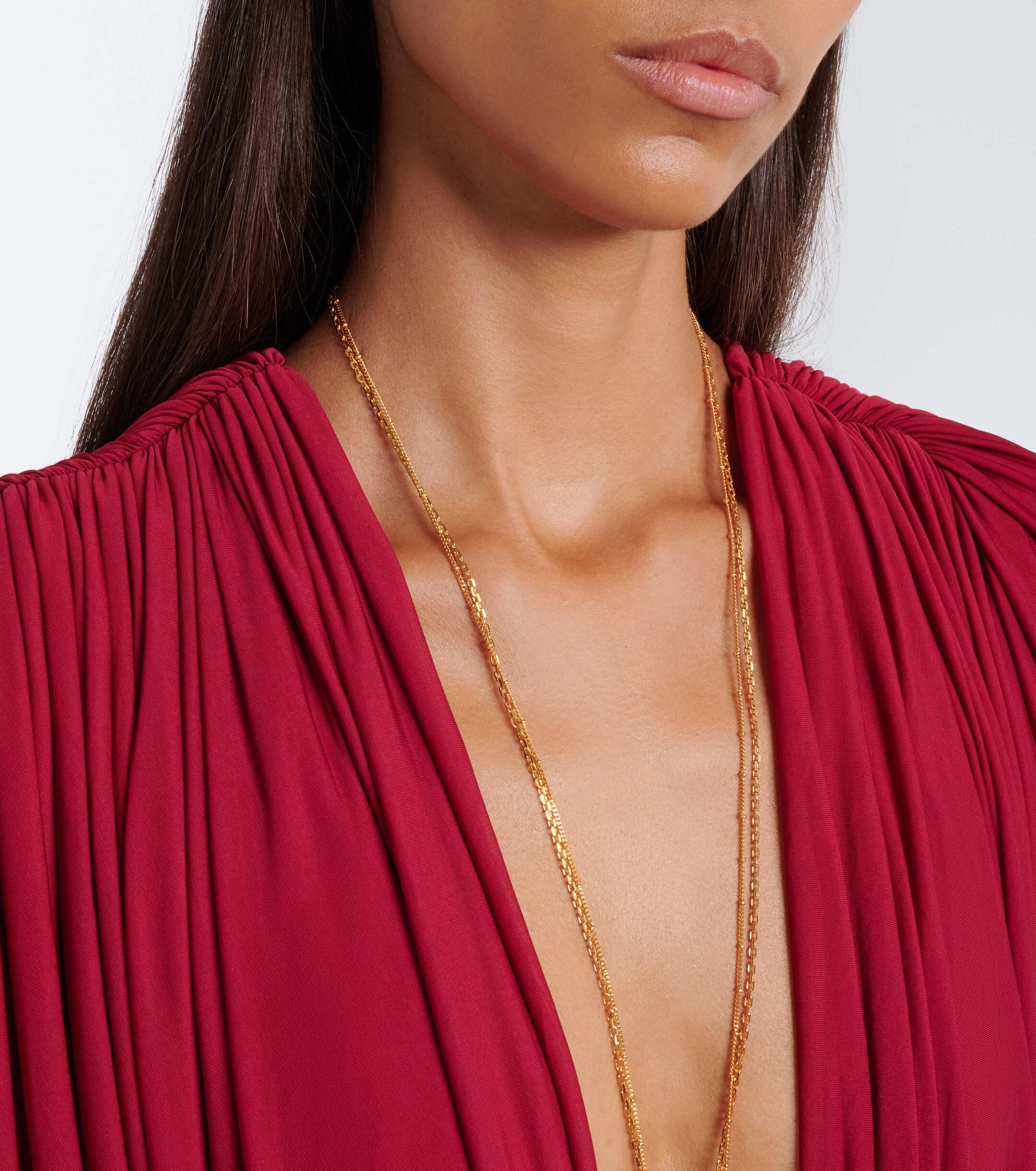 Christopher Esber Christopher Esber Ripple draped jersey top